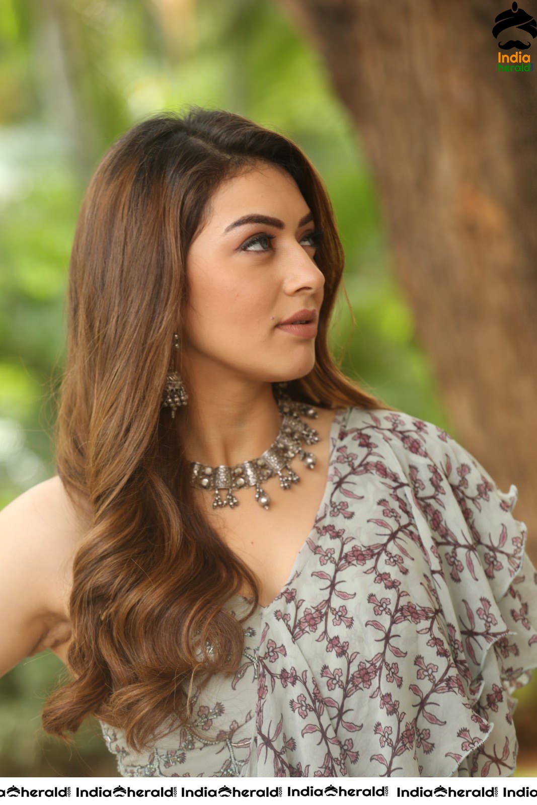 Hansika Latest Hot Photos in a Frill Attire Set 4