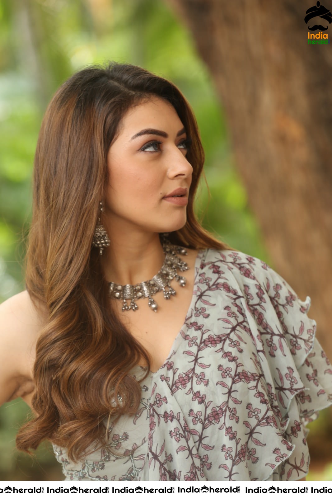 Hansika Latest Hot Photos in a Frill Attire Set 4