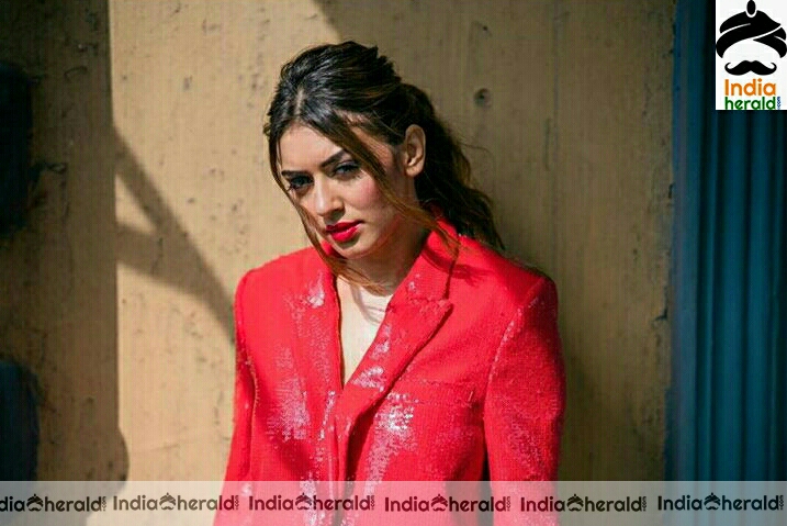 Hansika Latest Stylish Red Dress Photostills