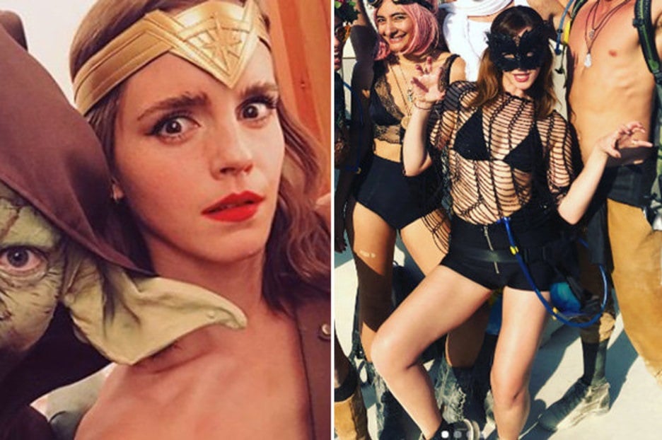 Harry Potter Girl Emma Watson Dressed As Wonder Women