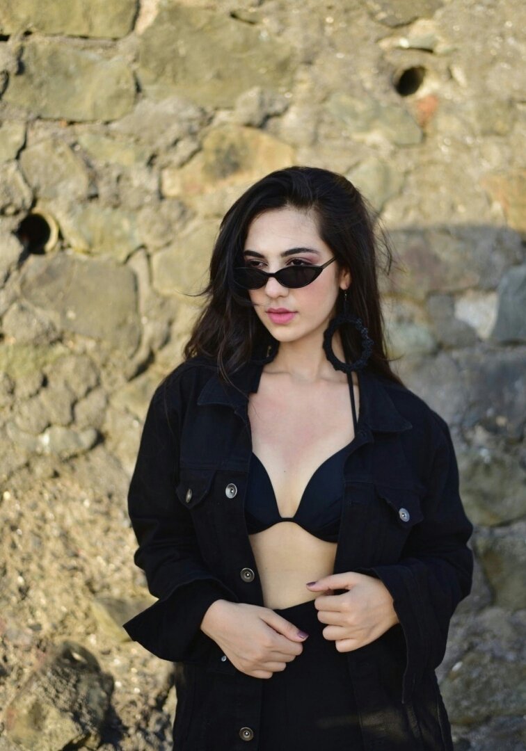 Harshita Smoking Hot In Black Sexy Dress