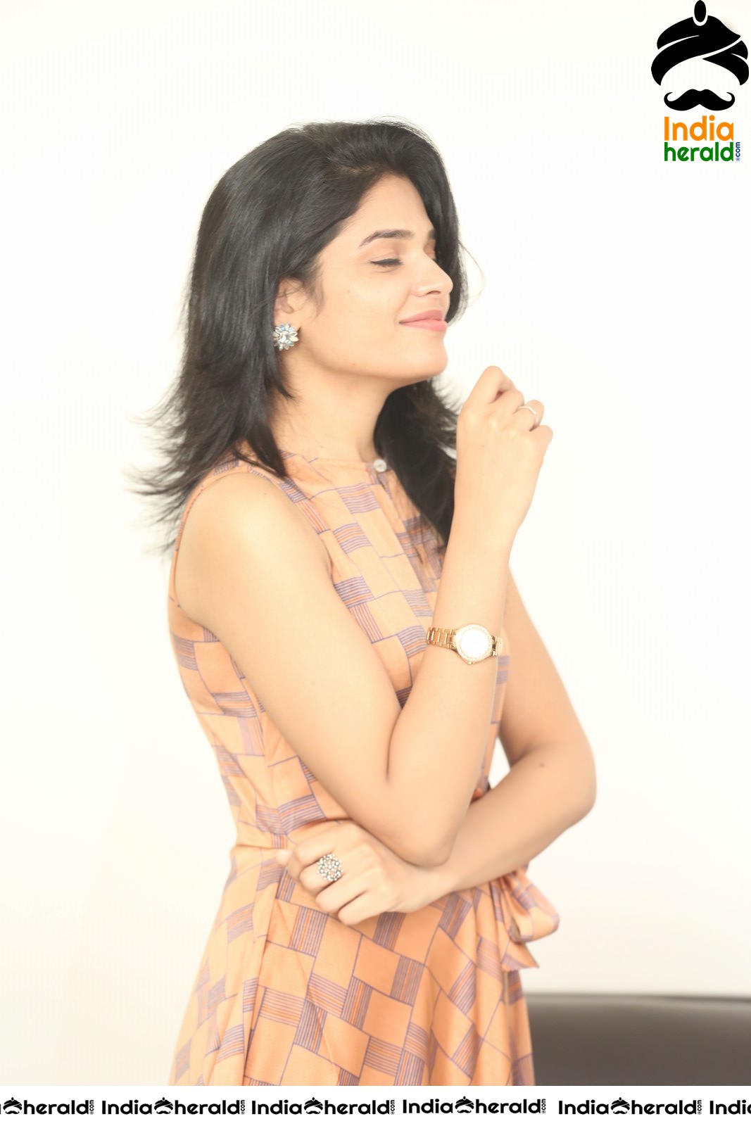 Harshitha Chowdary Interview Stills Set 2