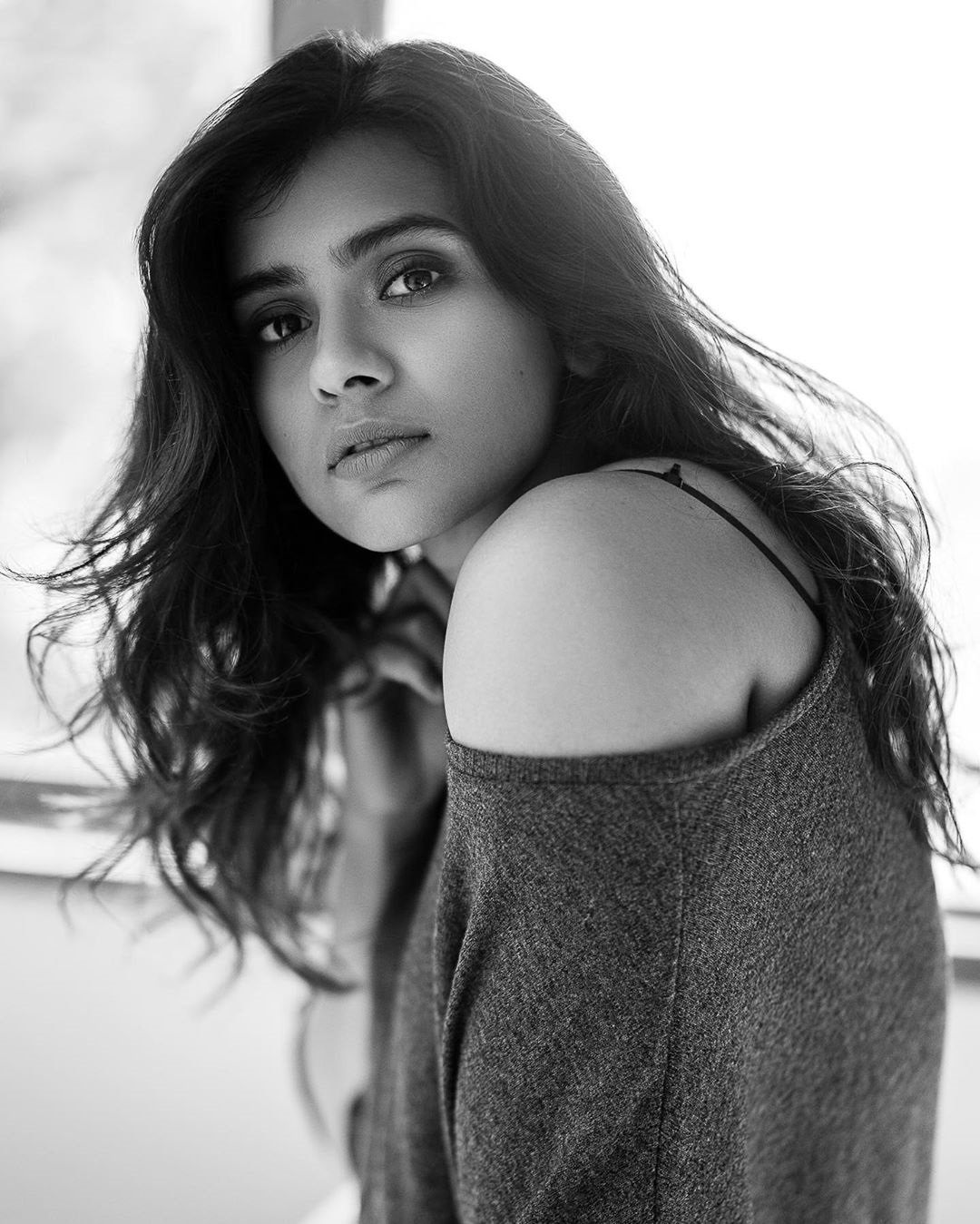Hebah Patel Latest Hot Black And White Shoot