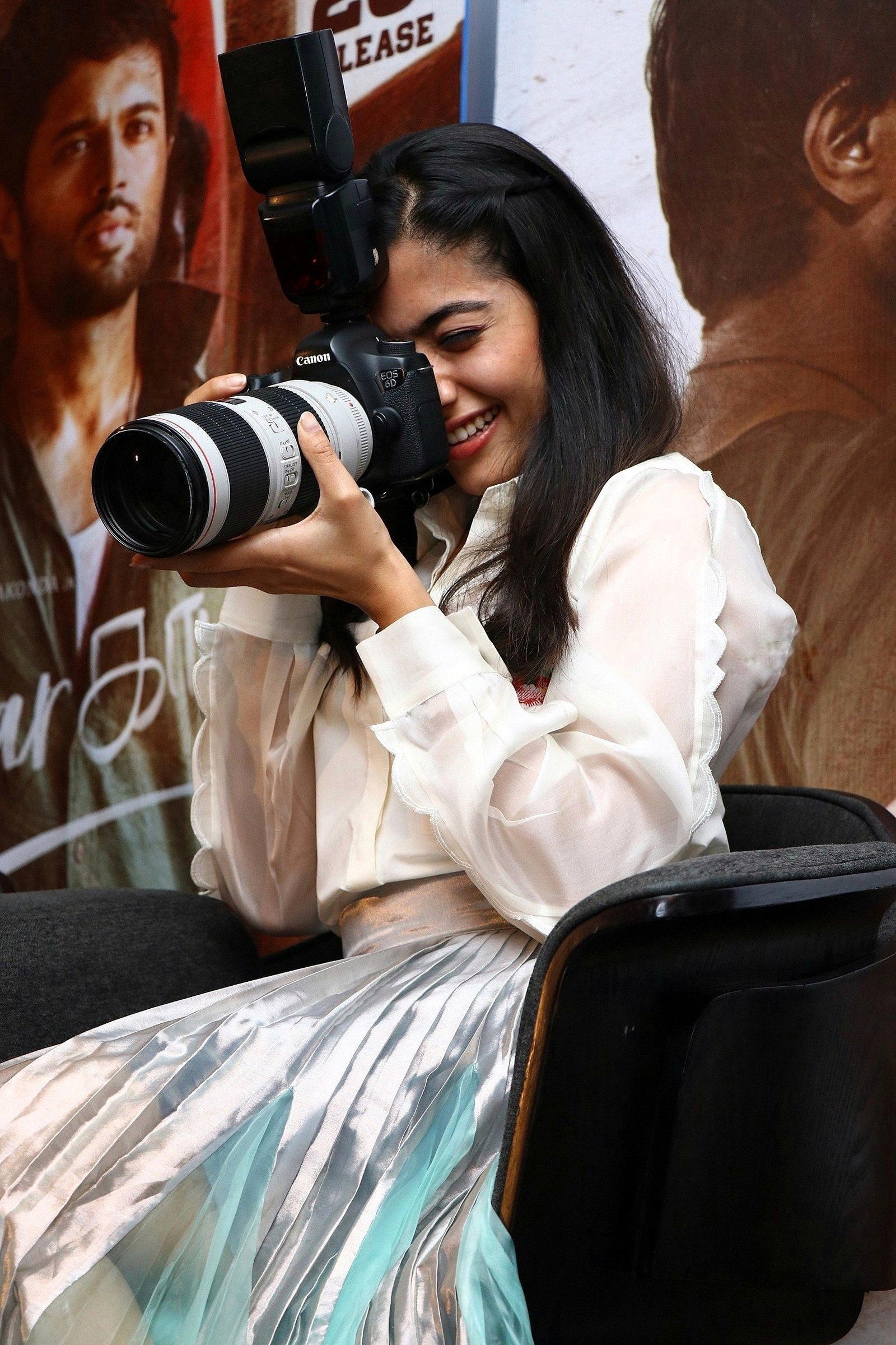 High Clarity Cute Photos Of Rashmika Mandanna Showing Various Expression Set 1