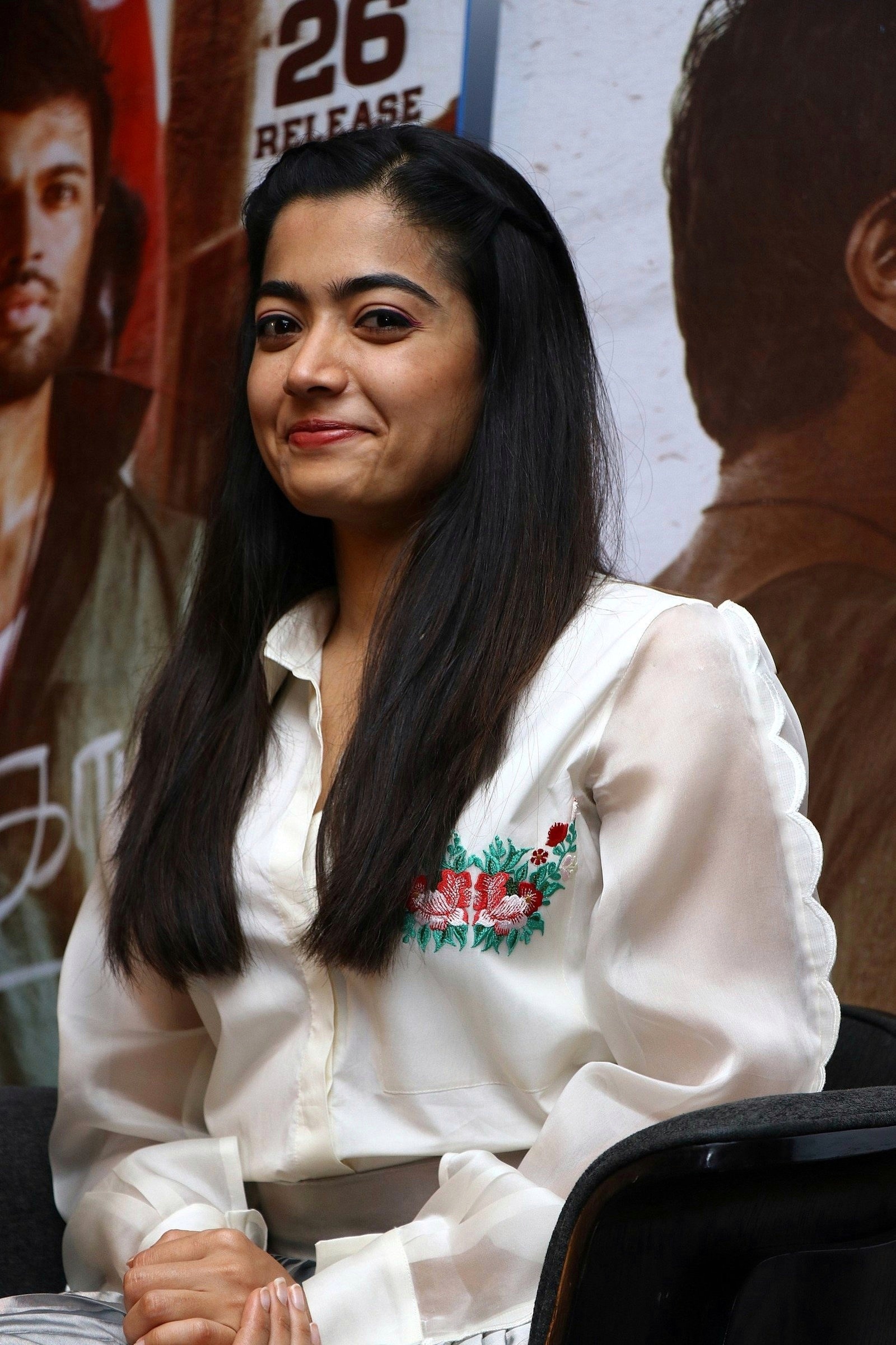 High Clarity Cute Photos Of Rashmika Mandanna Showing Various Expressions Set 2