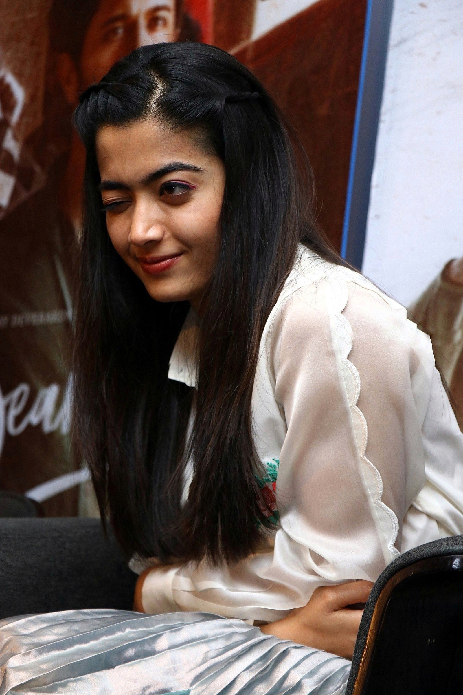 High Clarity Cute Photos Of Rashmika Mandanna Showing Various Expressions Set 2