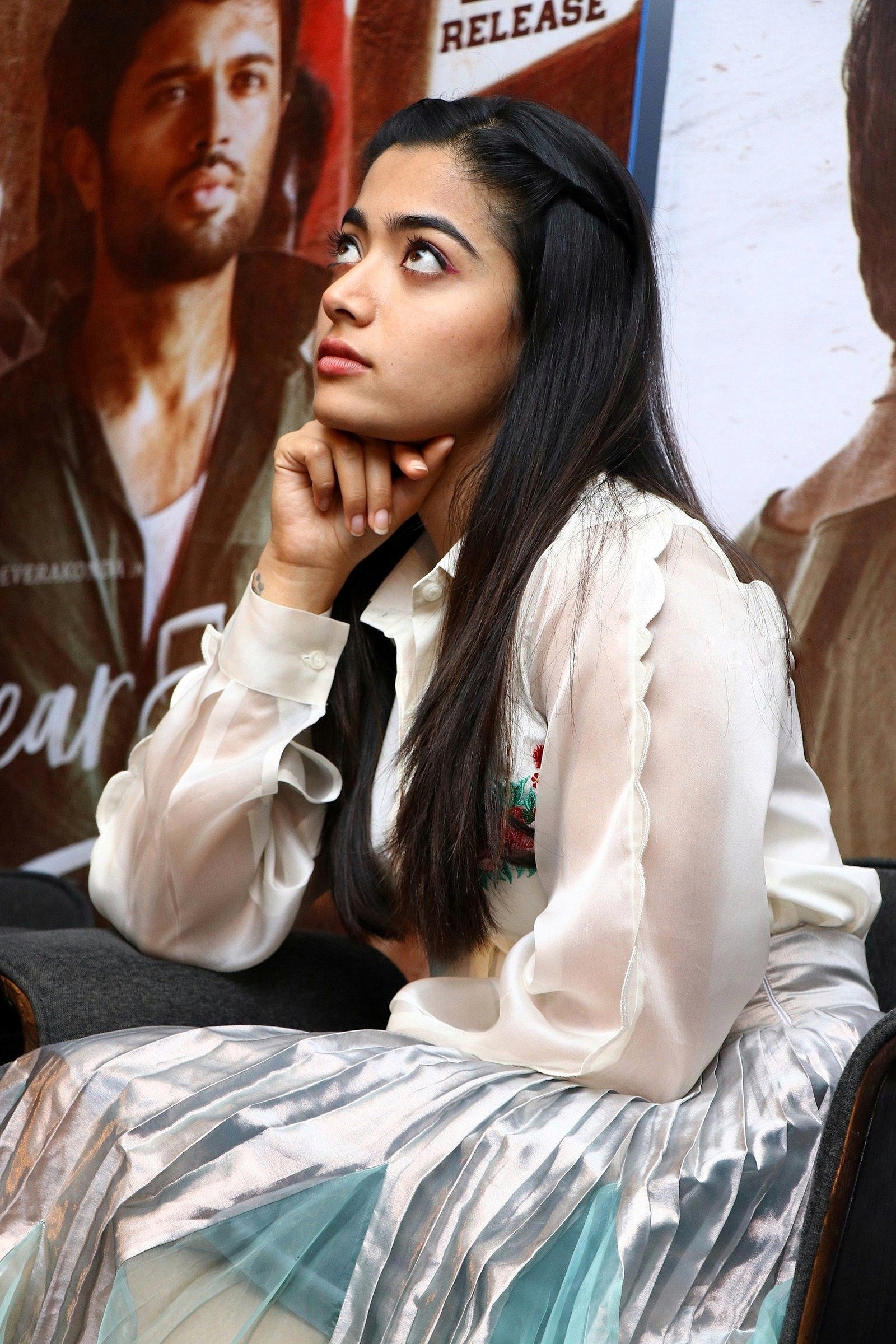 High Clarity Cute Photos Of Rashmika Mandanna Showing Various Expressions Set 2