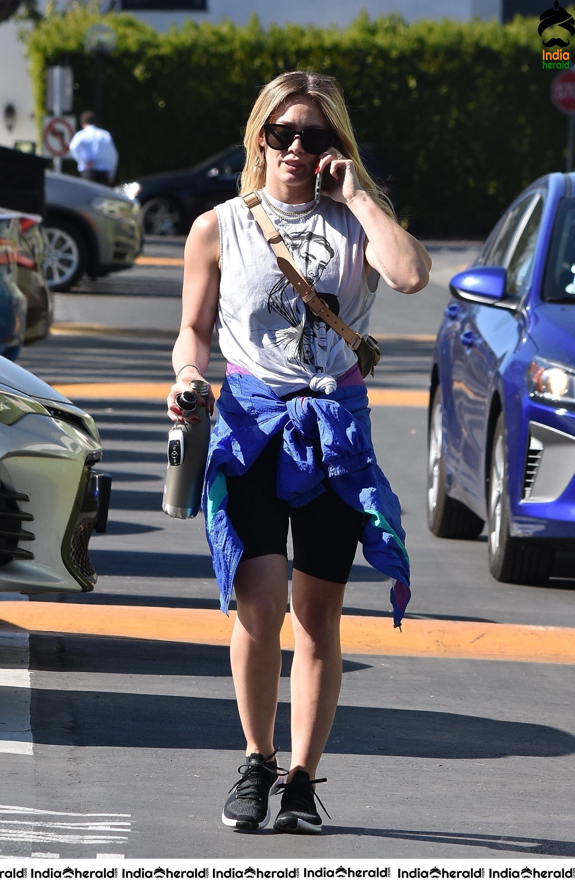 Hilary Duff Outside a gym in Studio City