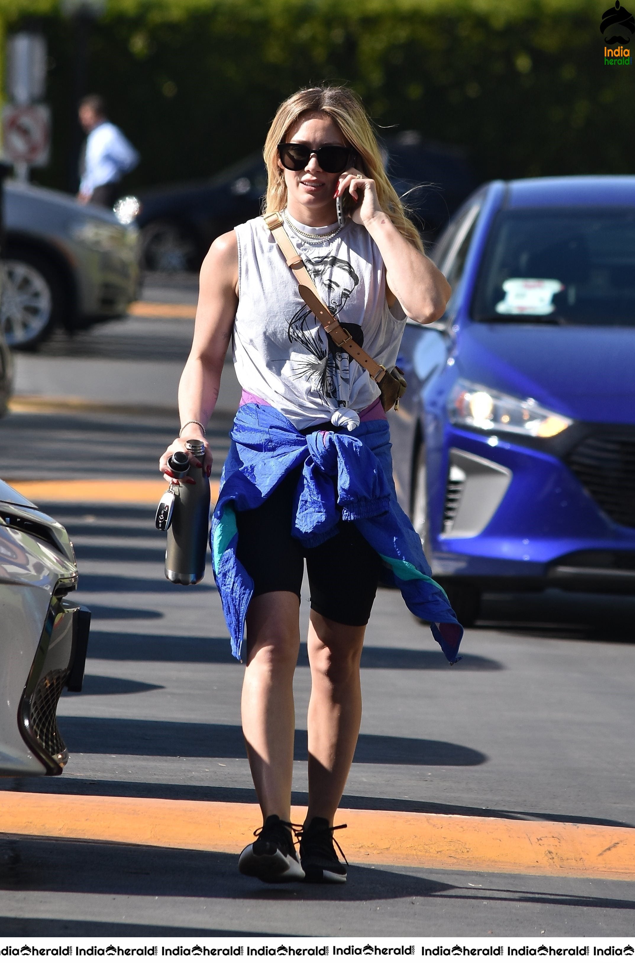 Hilary Duff Outside a gym in Studio City