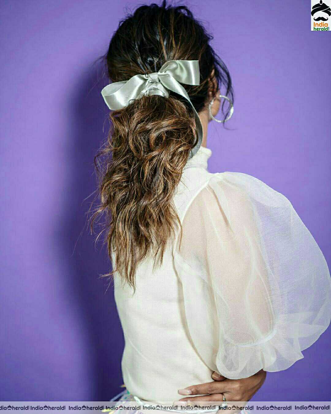 Hina Khan Cute White Dress Stills