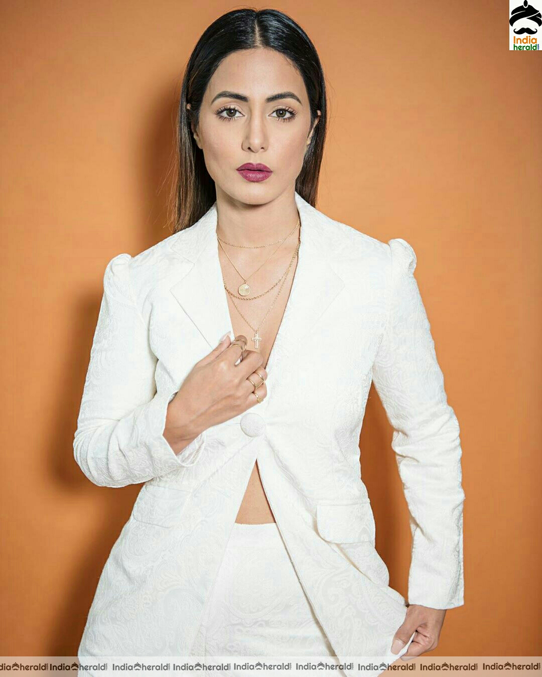 Hina Khan Looking resplendent in White