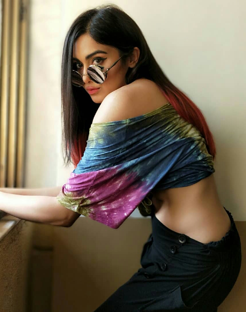 Hot Adah Sharma Showing Hot Assets In Her Private Bed Room