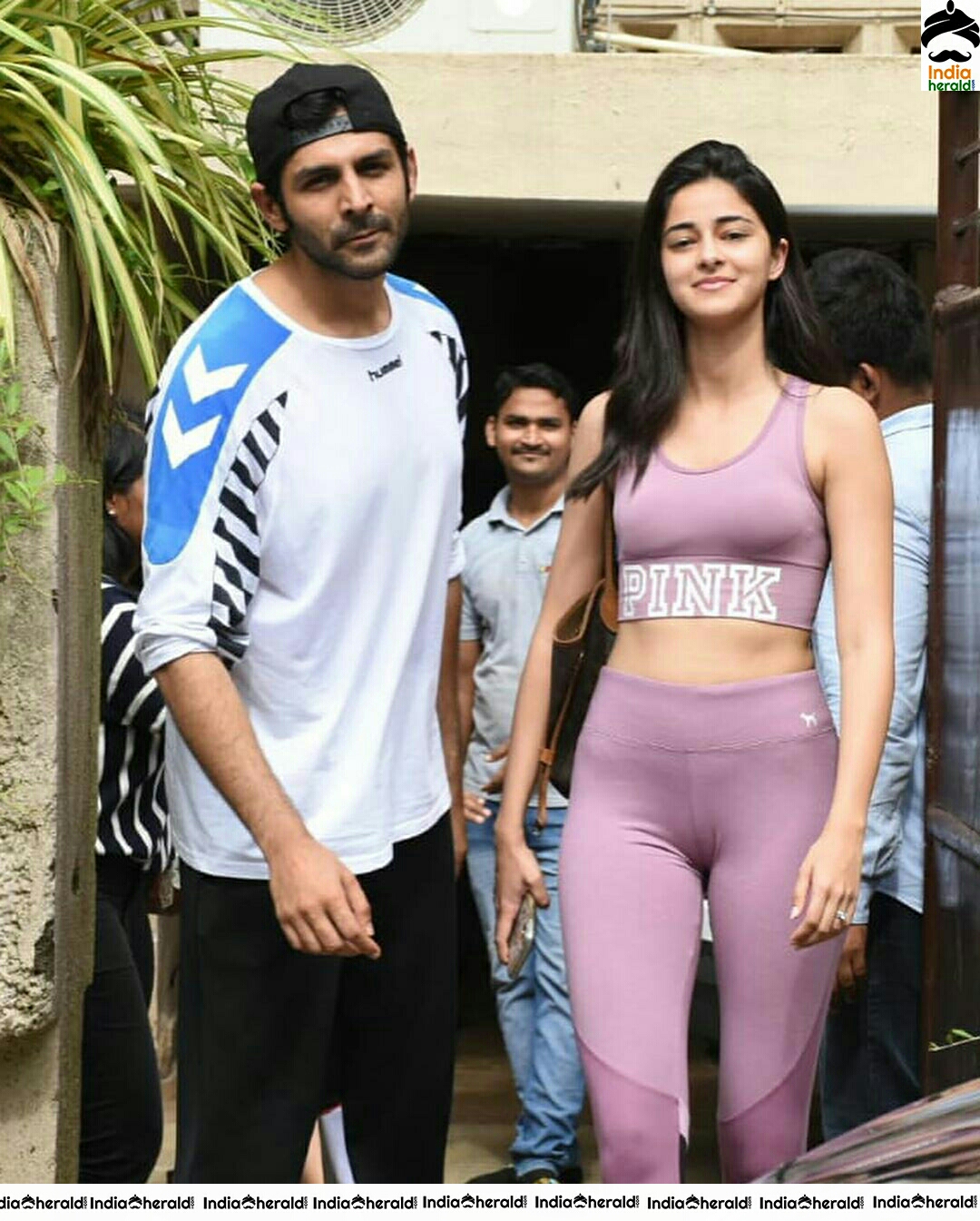 Hot Ananya Pandey In Sexy Pilates Dress At Juhu