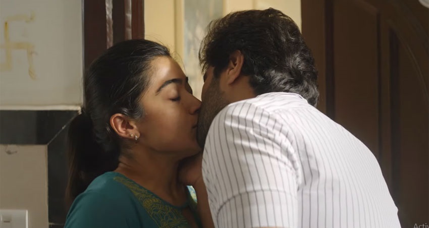 Hot And Spicy Scenes Between Rashmika Mandanna And Vijay Deverakonda From Dear Comrade