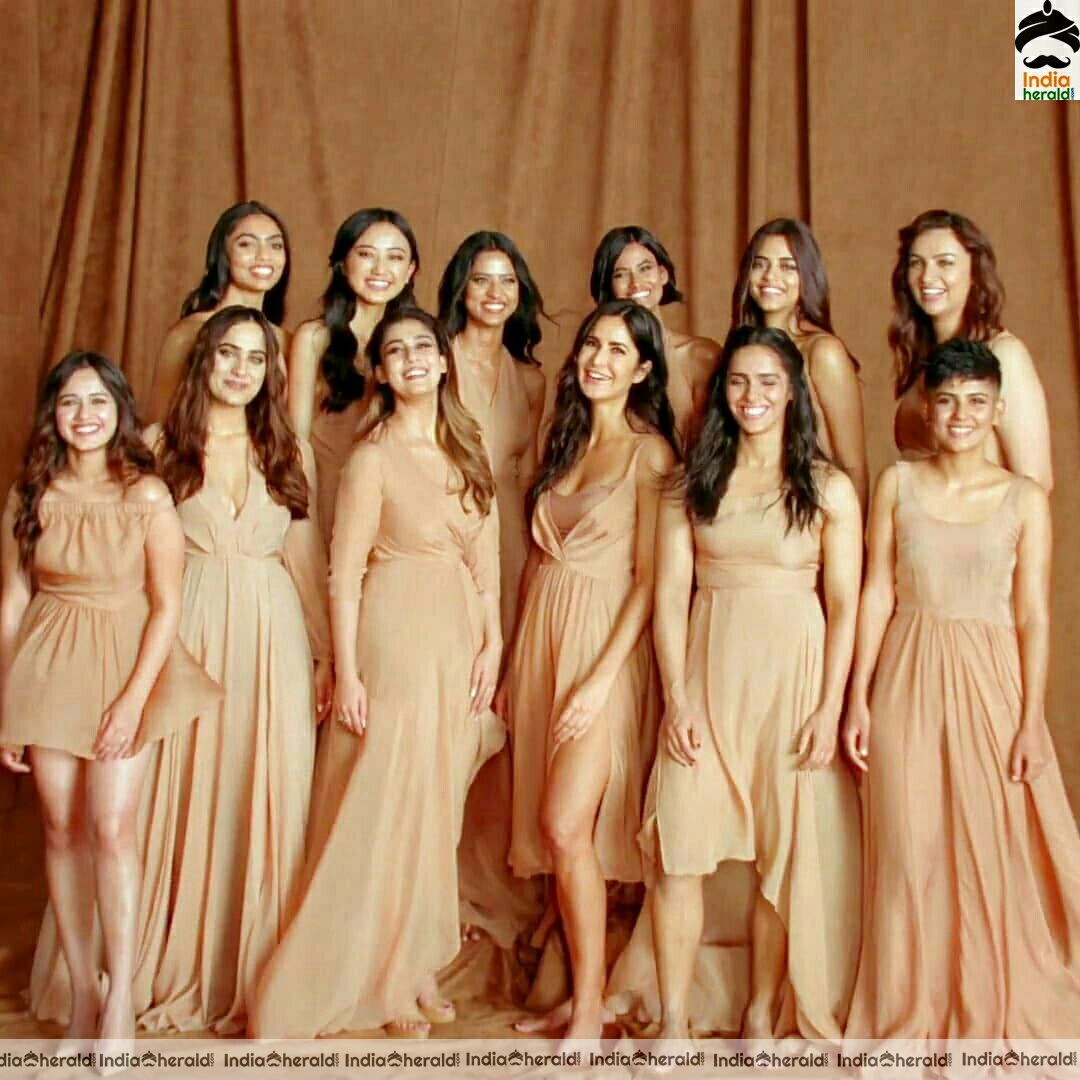 Hot Chicks of Indian Film industry coming together for an Ad shooting
