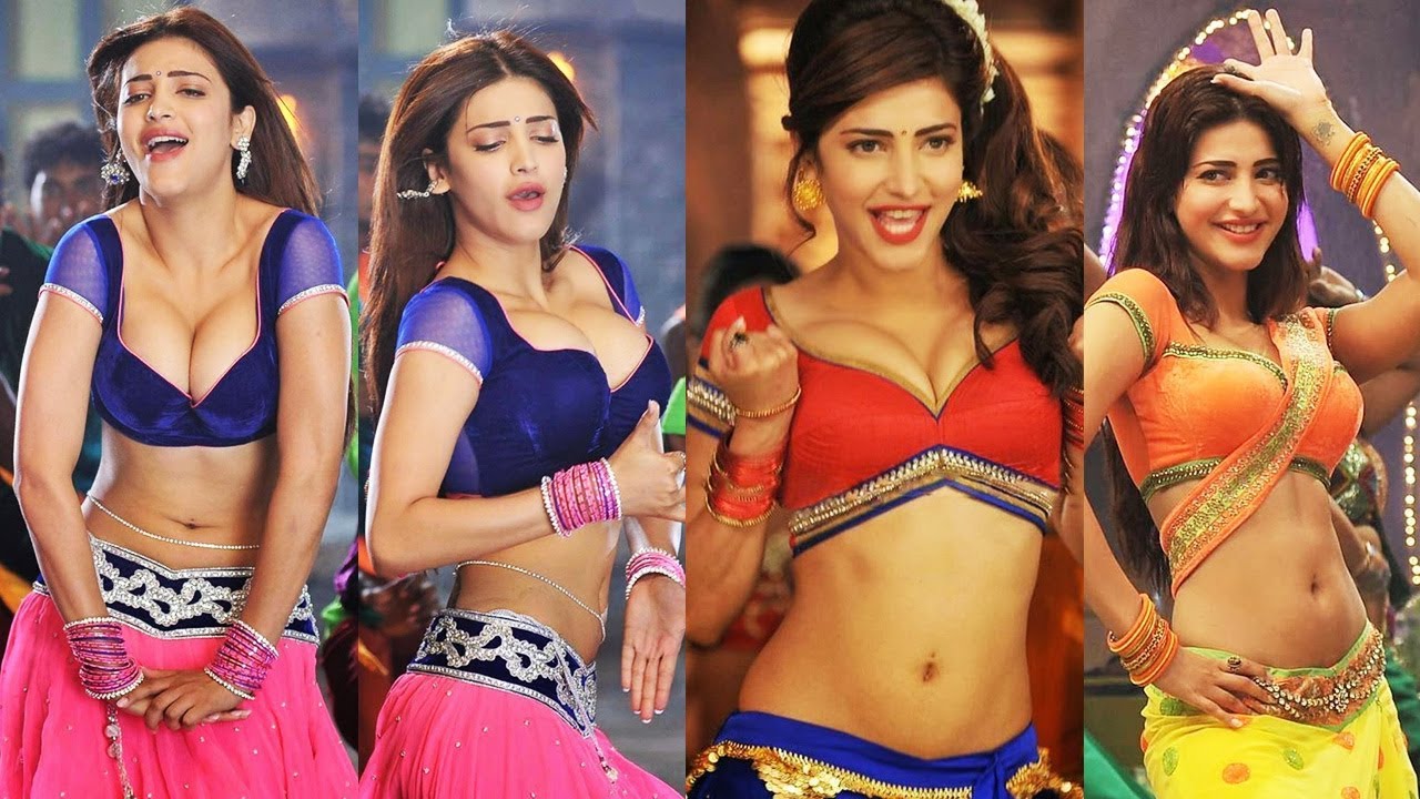 Hot Cleavage show photos of Shruti Hassan