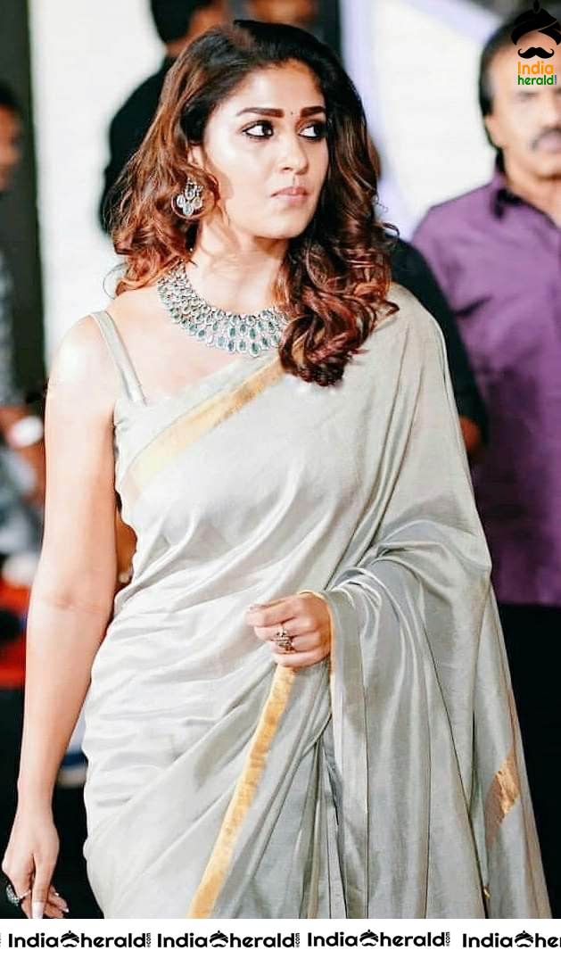 Hot Collection of Nayantara Photos in Saree and Varied Blouse Set 1