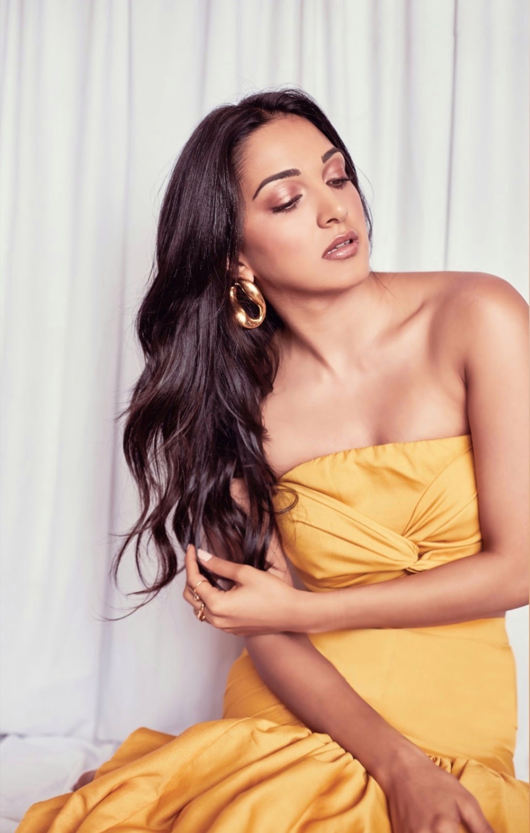 Hot Kiara Advani Shining In Yellow During Kabir Singh Promotion