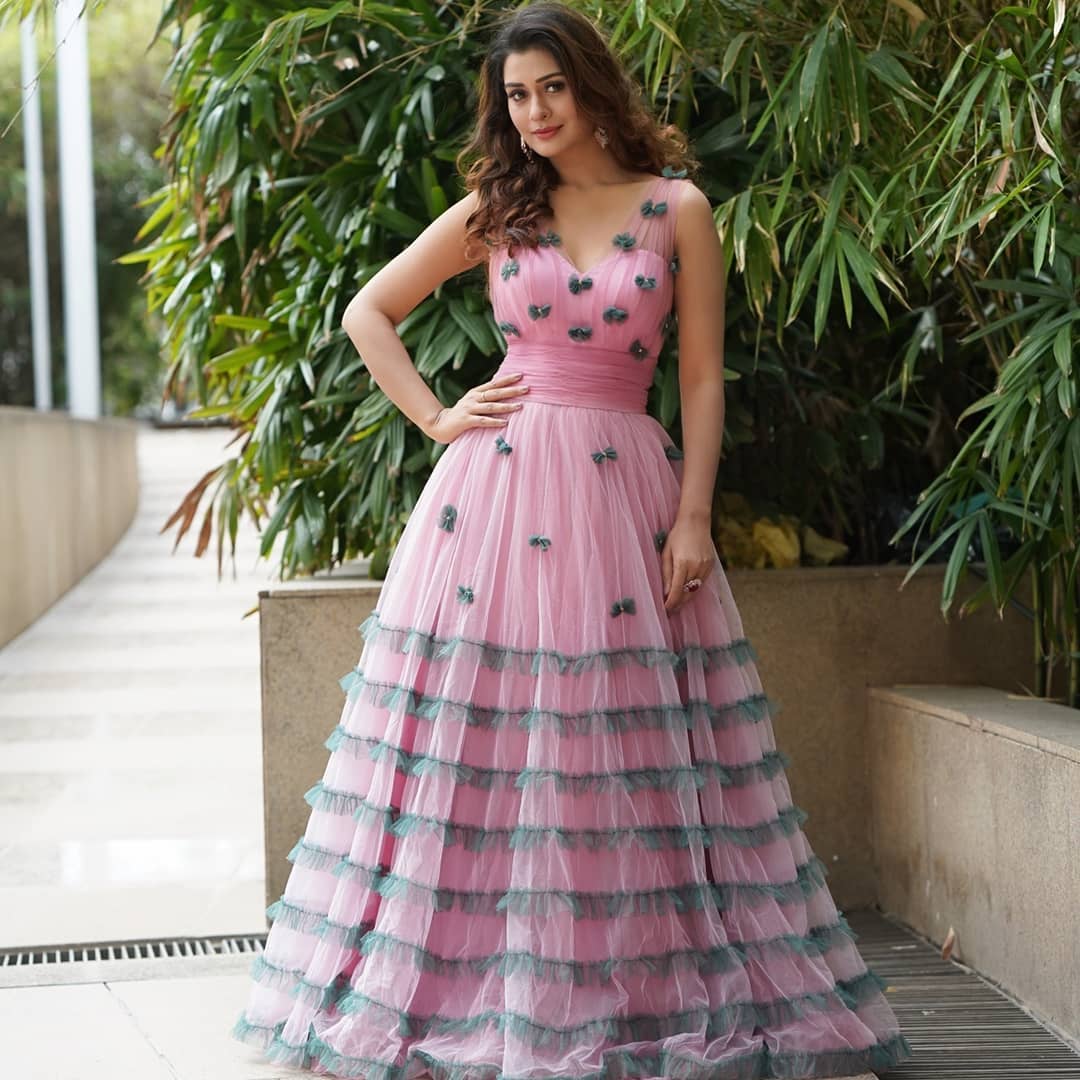 Hot Payal Rajput Dazzling In Pink