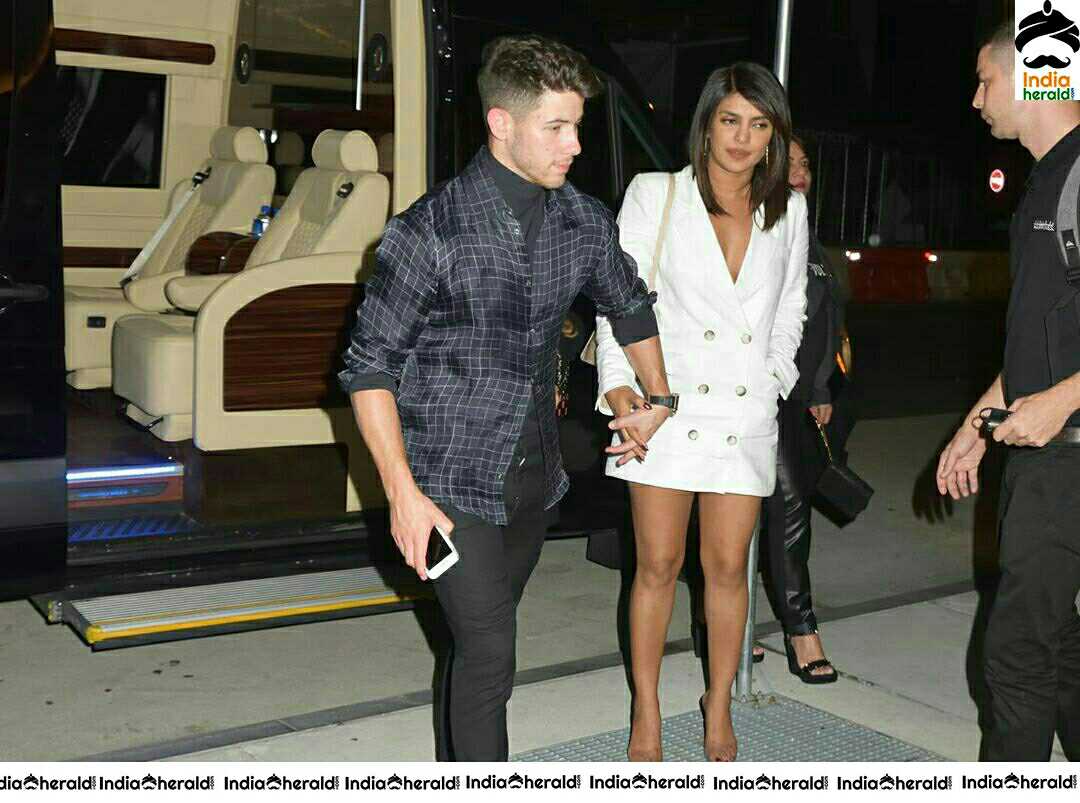 Hot Priyanka Chopra Nick Jonas Spotted At Encino CA Set 1