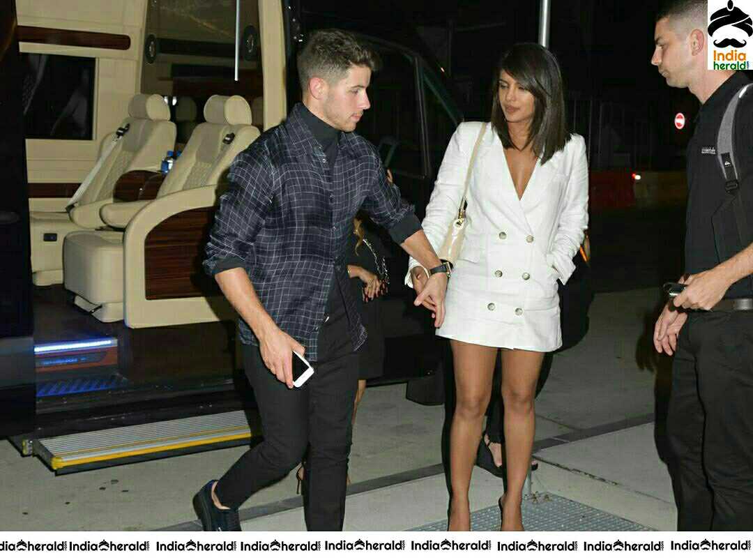 Hot Priyanka Chopra Nick Jonas Spotted At Encino CA Set 1