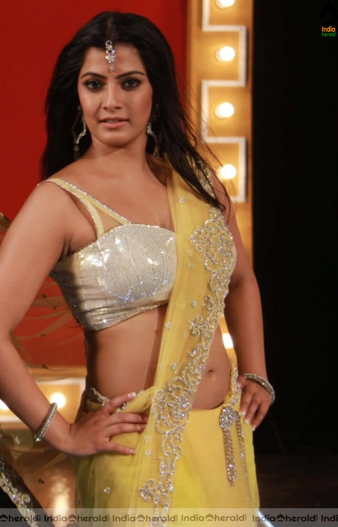 Hottest Exposing Photos of Varalaxmi and Anjali flaunting their fleshy belly and assets Set 2
