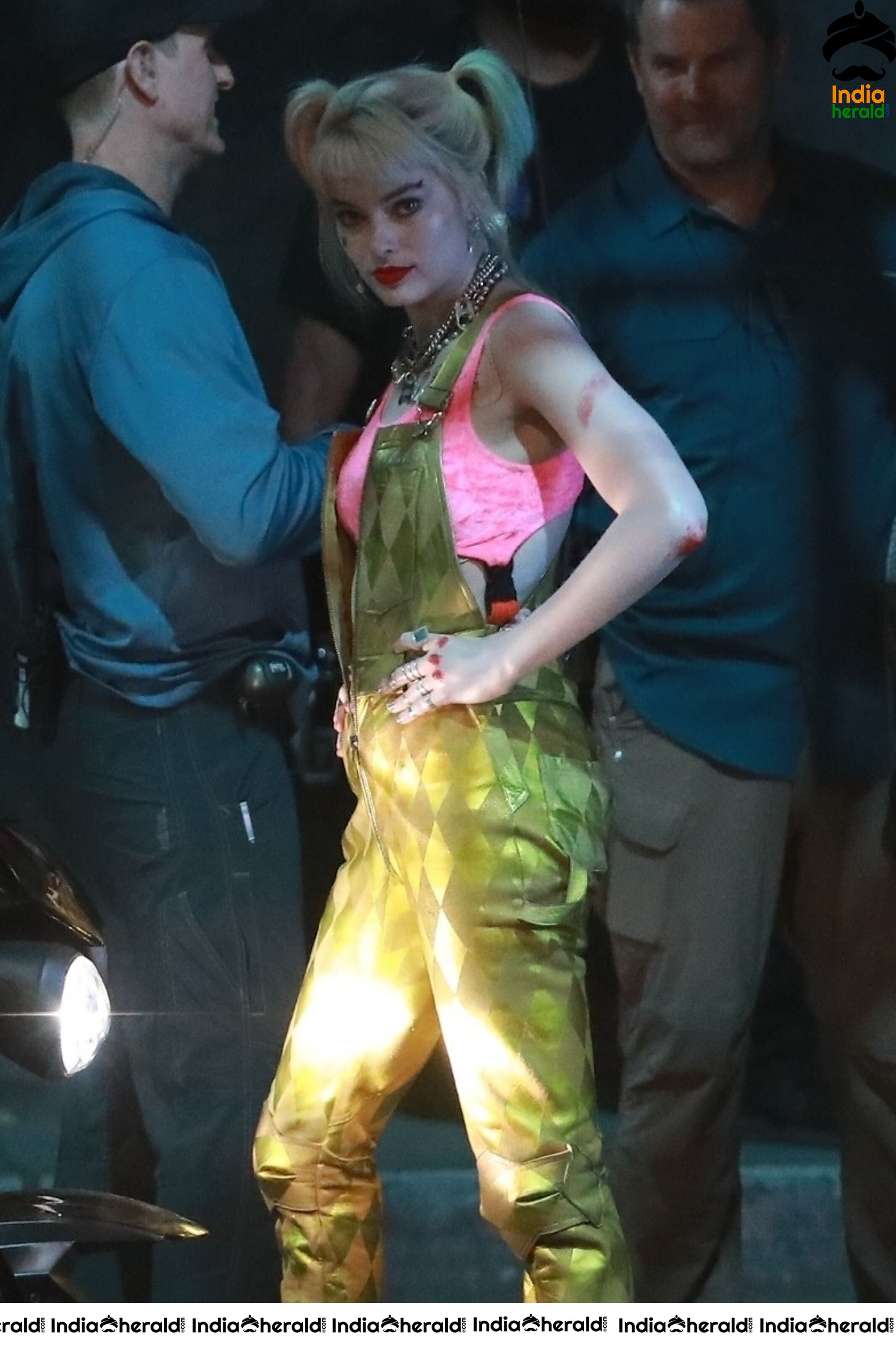 India Herald Exclusive Margot Robbie On The Sets Of Birds Of Prey At LA Set 1
