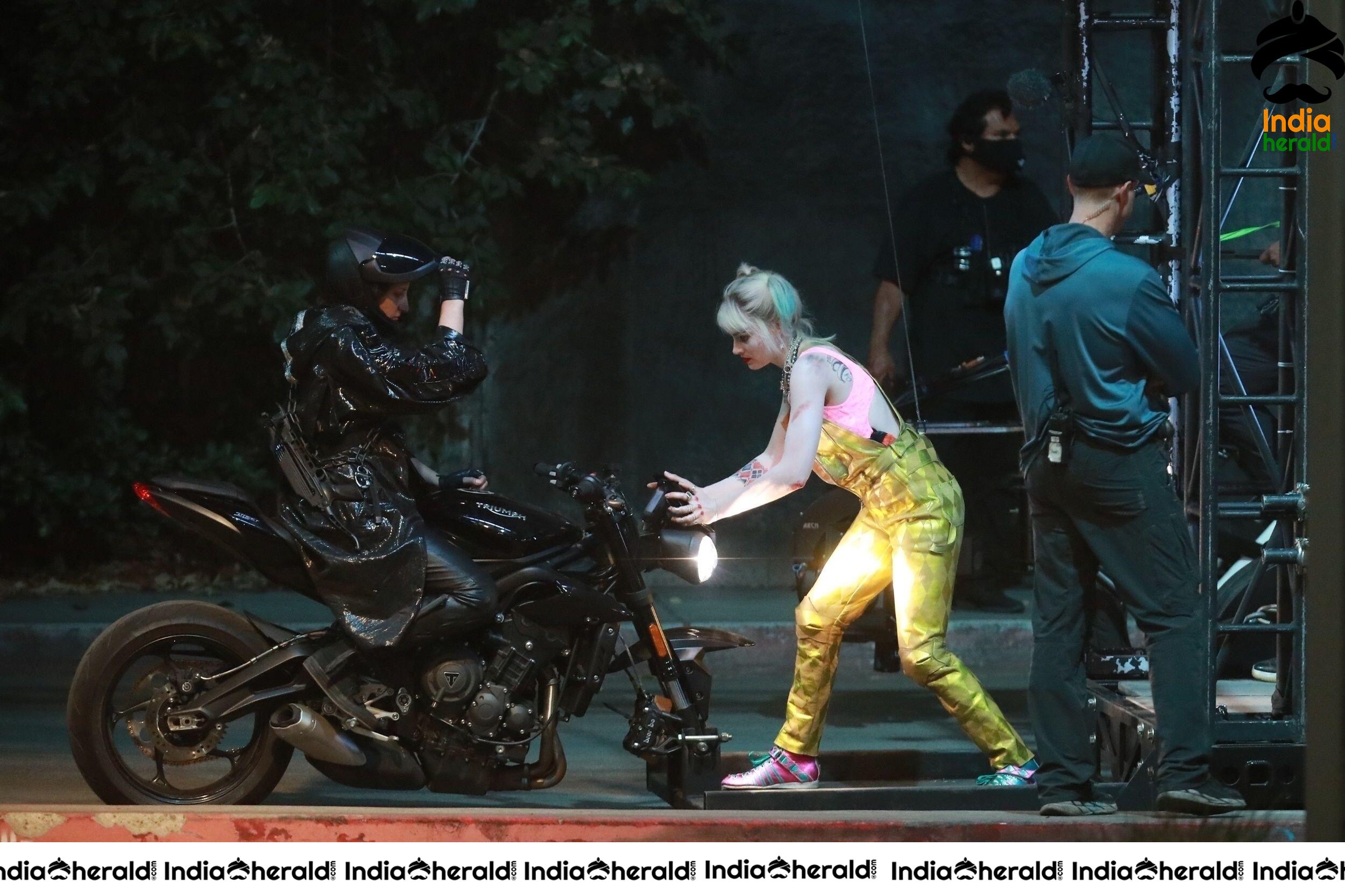 India Herald Exclusive Margot Robbie On The Sets Of Birds Of Prey At LA Set 2