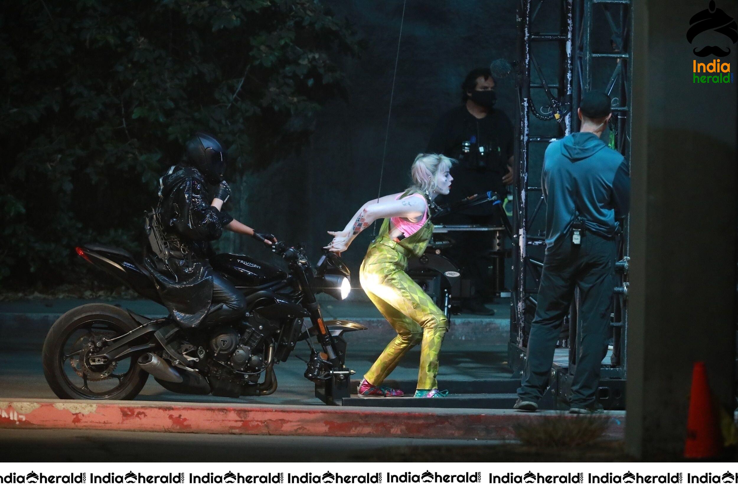 India Herald Exclusive Margot Robbie On The Sets Of Birds Of Prey At LA Set 2