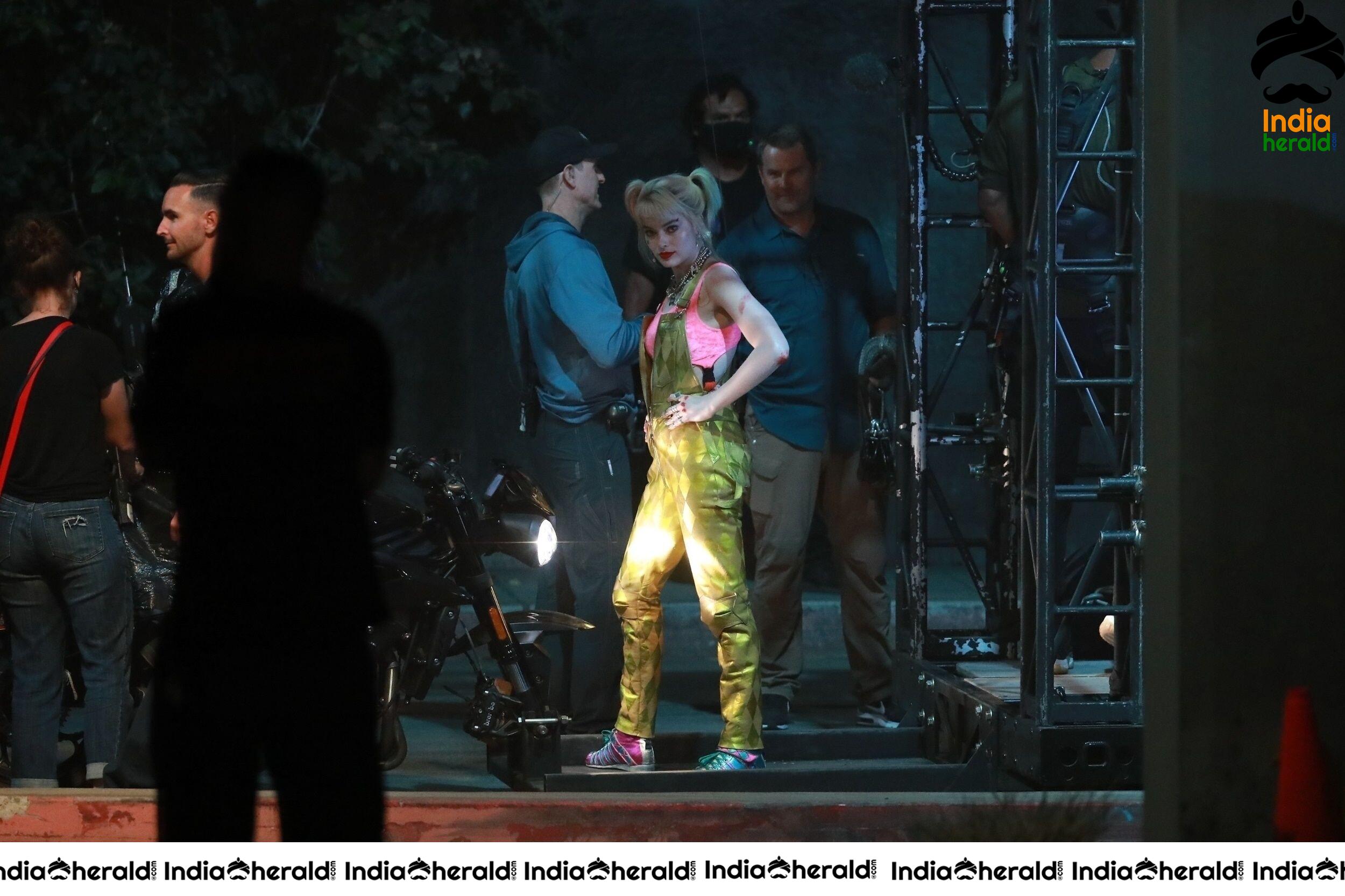 India Herald Exclusive Margot Robbie On The Sets Of Birds Of Prey At LA Set 3