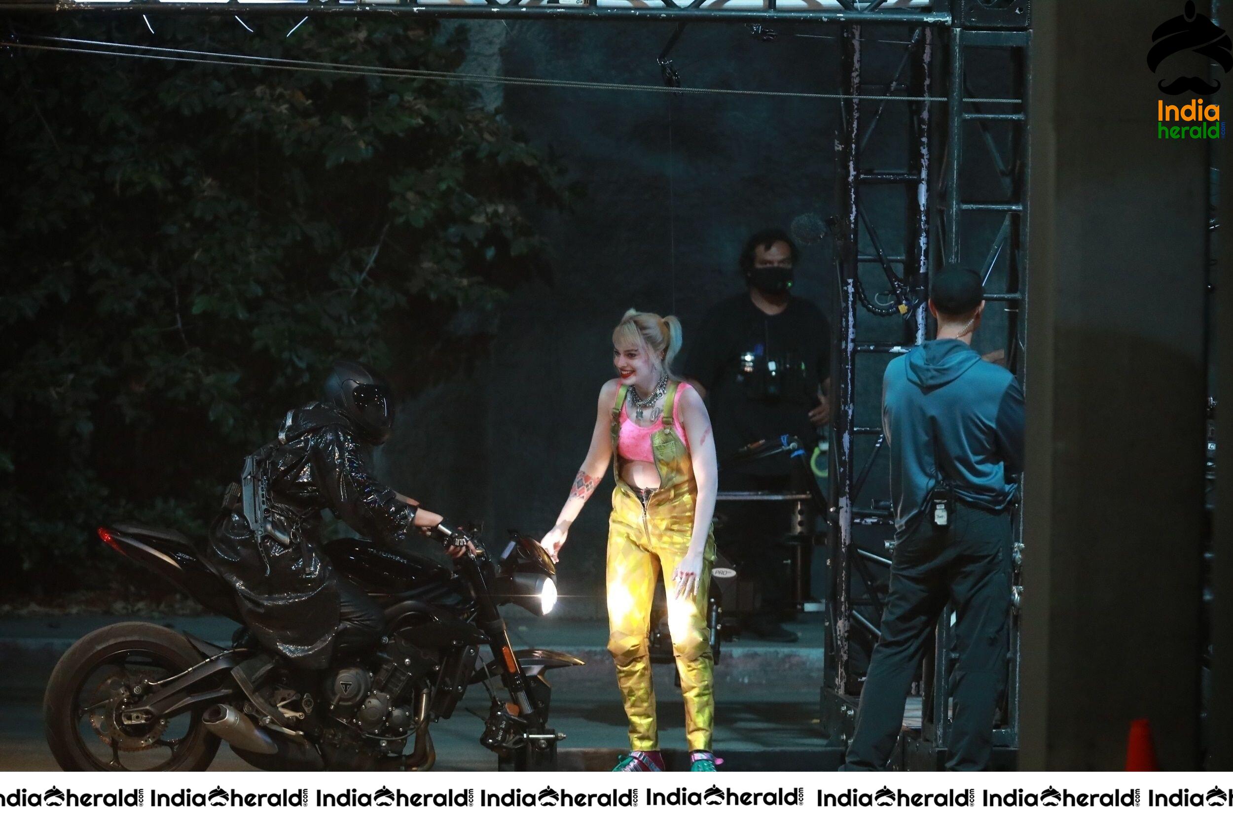 India Herald Exclusive Margot Robbie On The Sets Of Birds Of Prey At LA Set 3