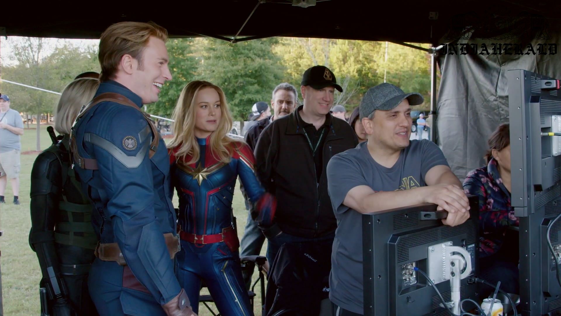INDIA HERALD EXCLUSIVE UNSEEN BEHIND THE SCENES PHOTOS OF CAPTAIN MARVEL