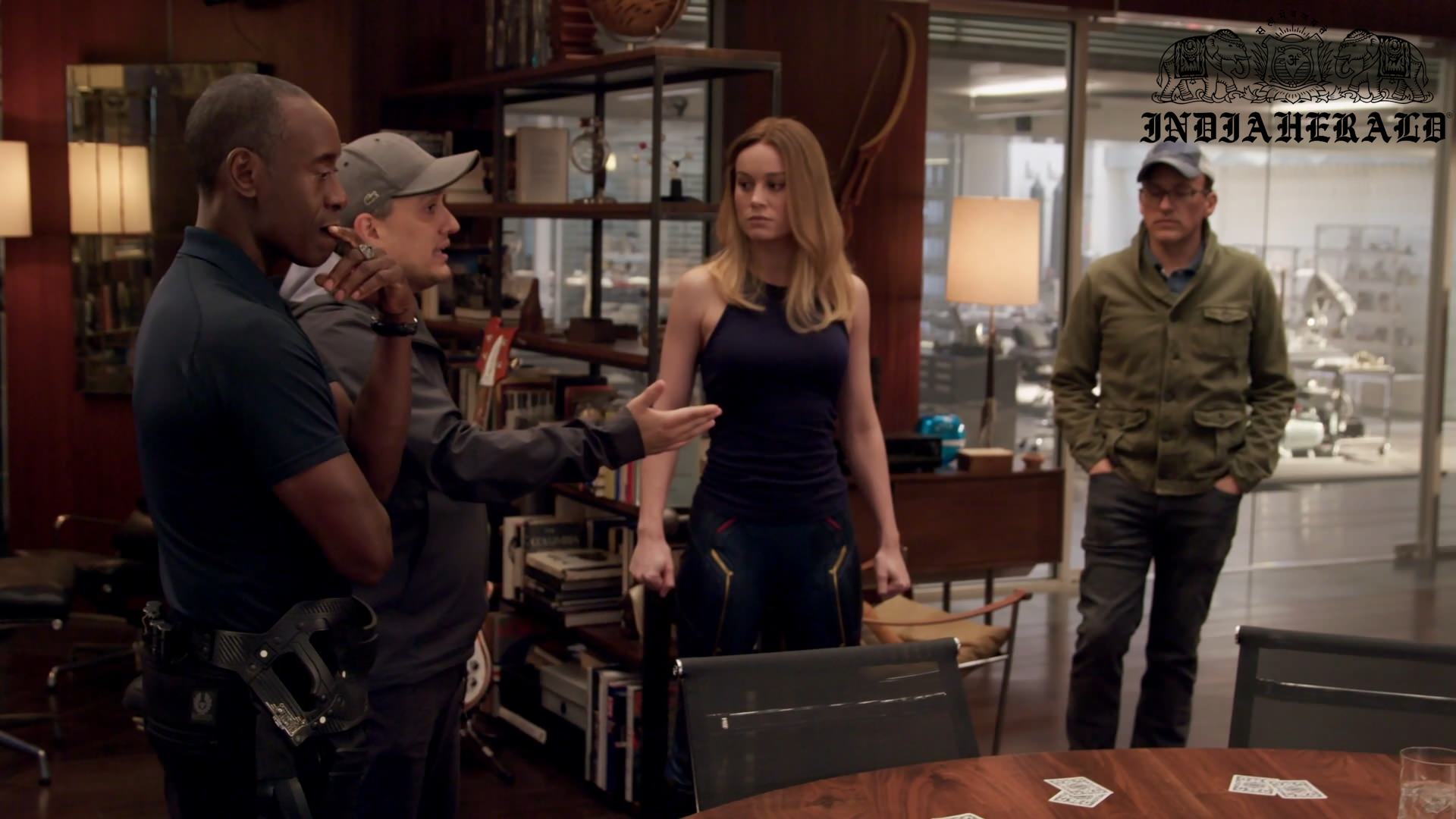 INDIA HERALD EXCLUSIVE UNSEEN BEHIND THE SCENES PHOTOS OF CAPTAIN MARVEL