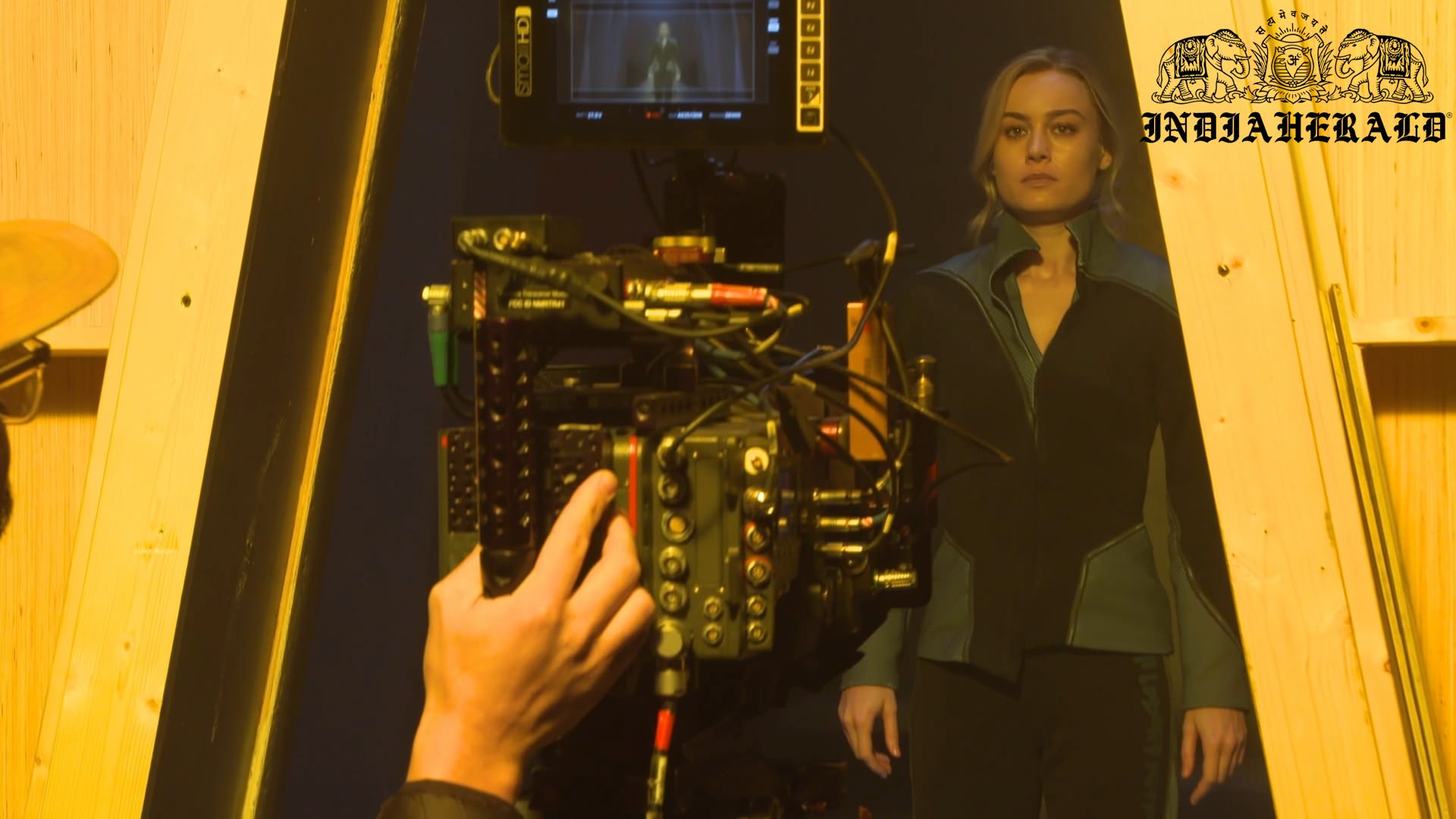 INDIA HERALD EXCLUSIVE UNSEEN BEHIND THE SCENES PHOTOS OF CAPTAIN MARVEL