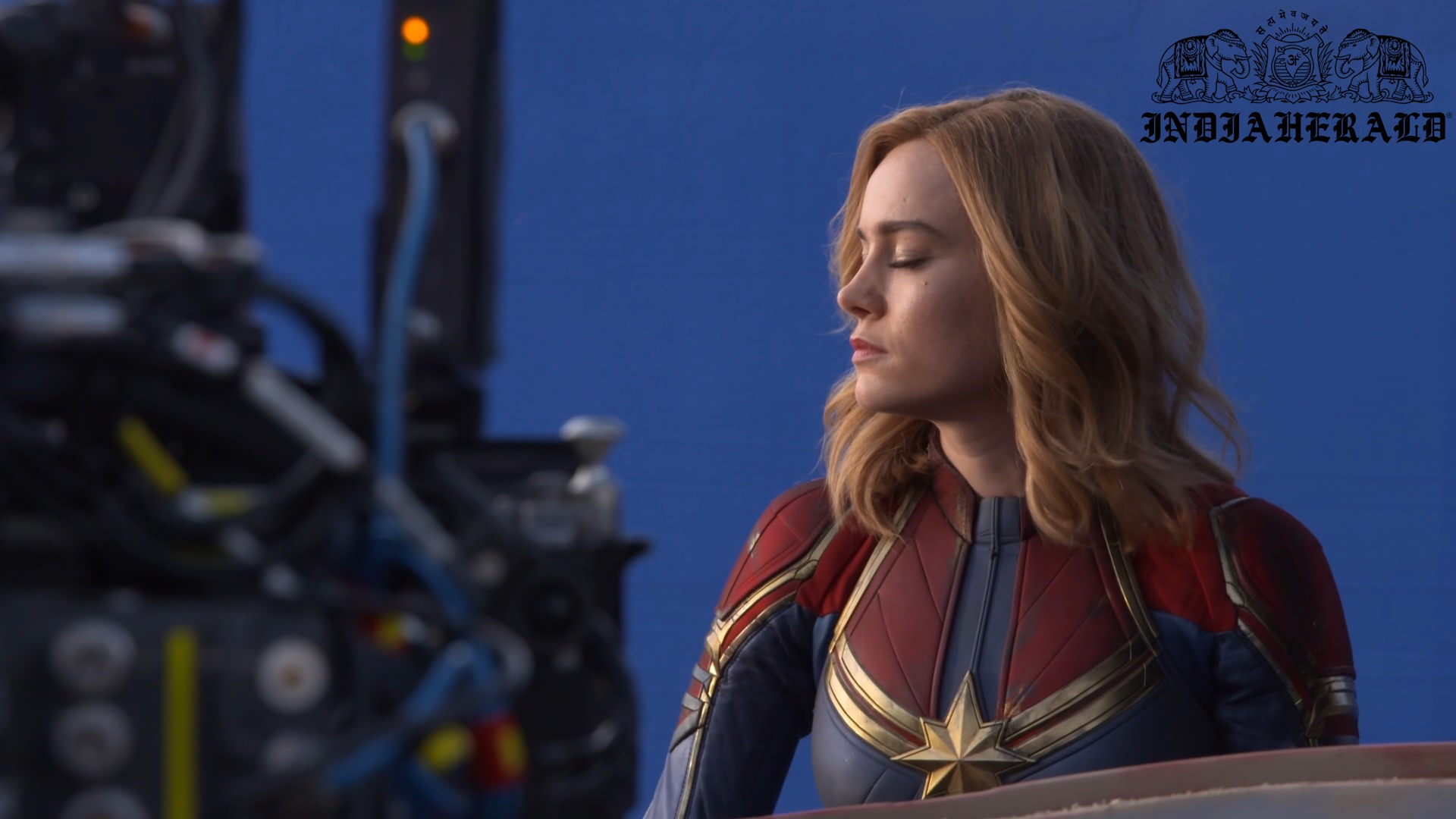 INDIA HERALD EXCLUSIVE UNSEEN BEHIND THE SCENES PHOTOS OF CAPTAIN MARVEL