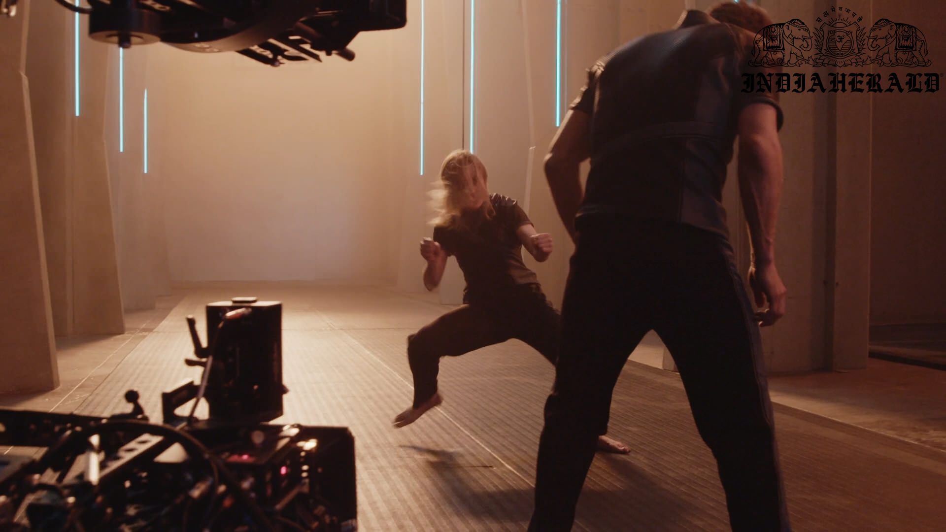 INDIA HERALD EXCLUSIVE UNSEEN BEHIND THE SCENES PHOTOS OF CAPTAIN MARVEL