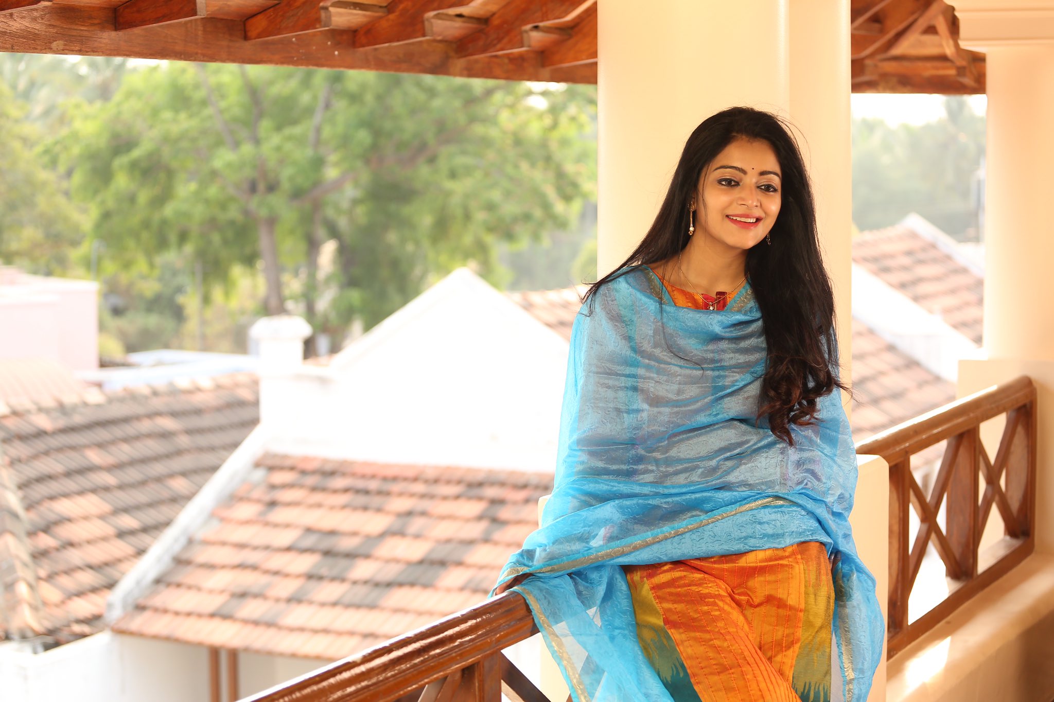 Janani Iyer Latest Stills From Dharma Prabhu Movie