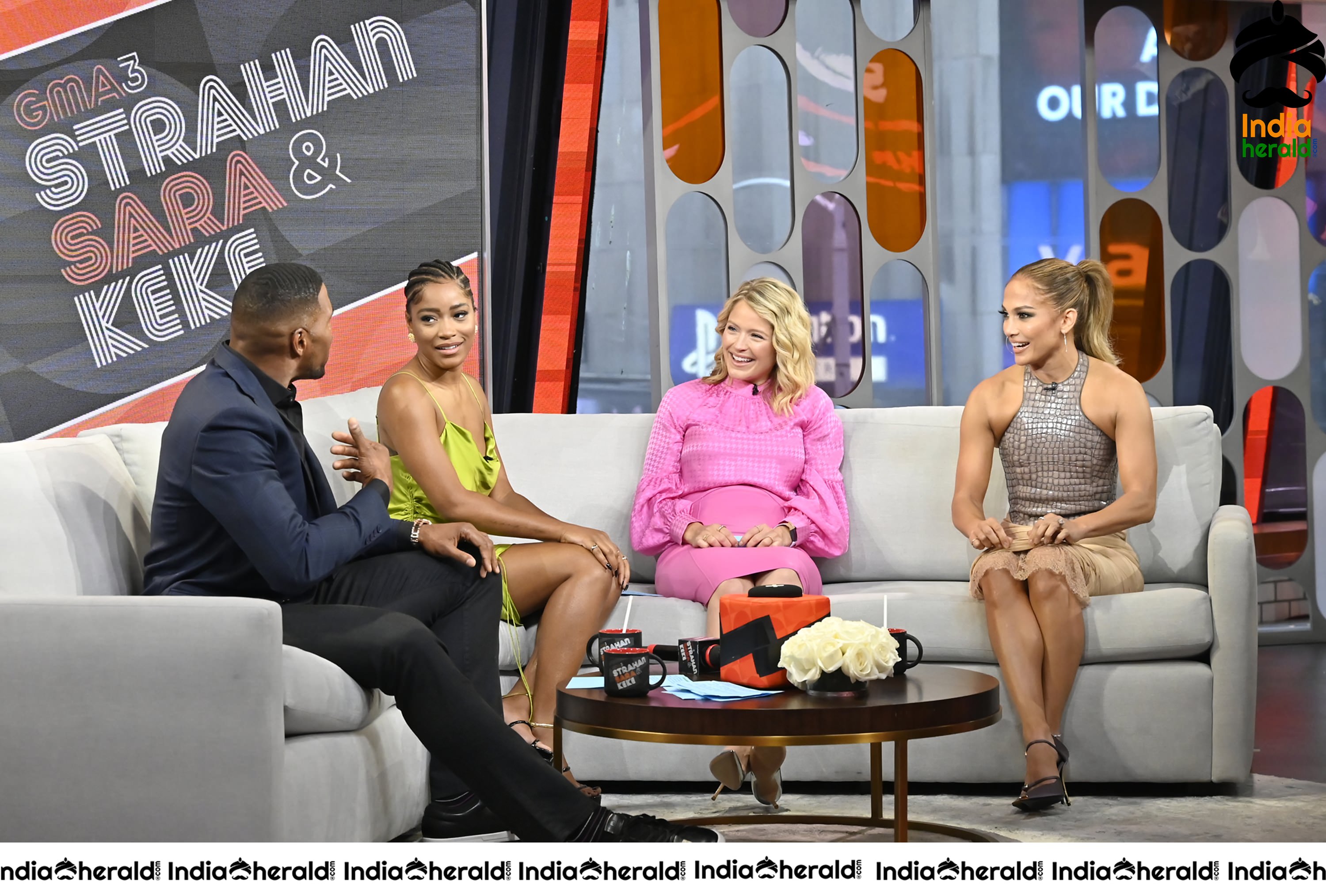 Jennifer Lopez At Good Morning America Show Set 2