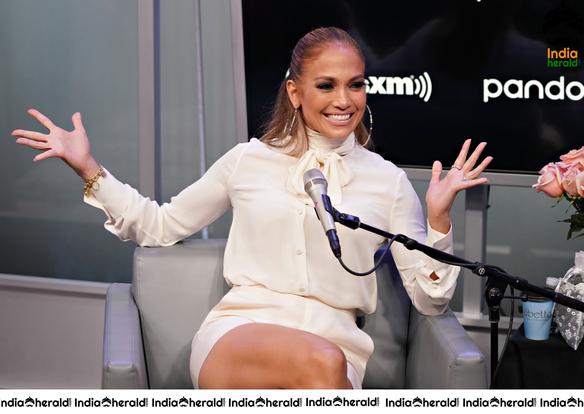 Jennifer Lopez At SiriusXM Studios In NYC Set 4