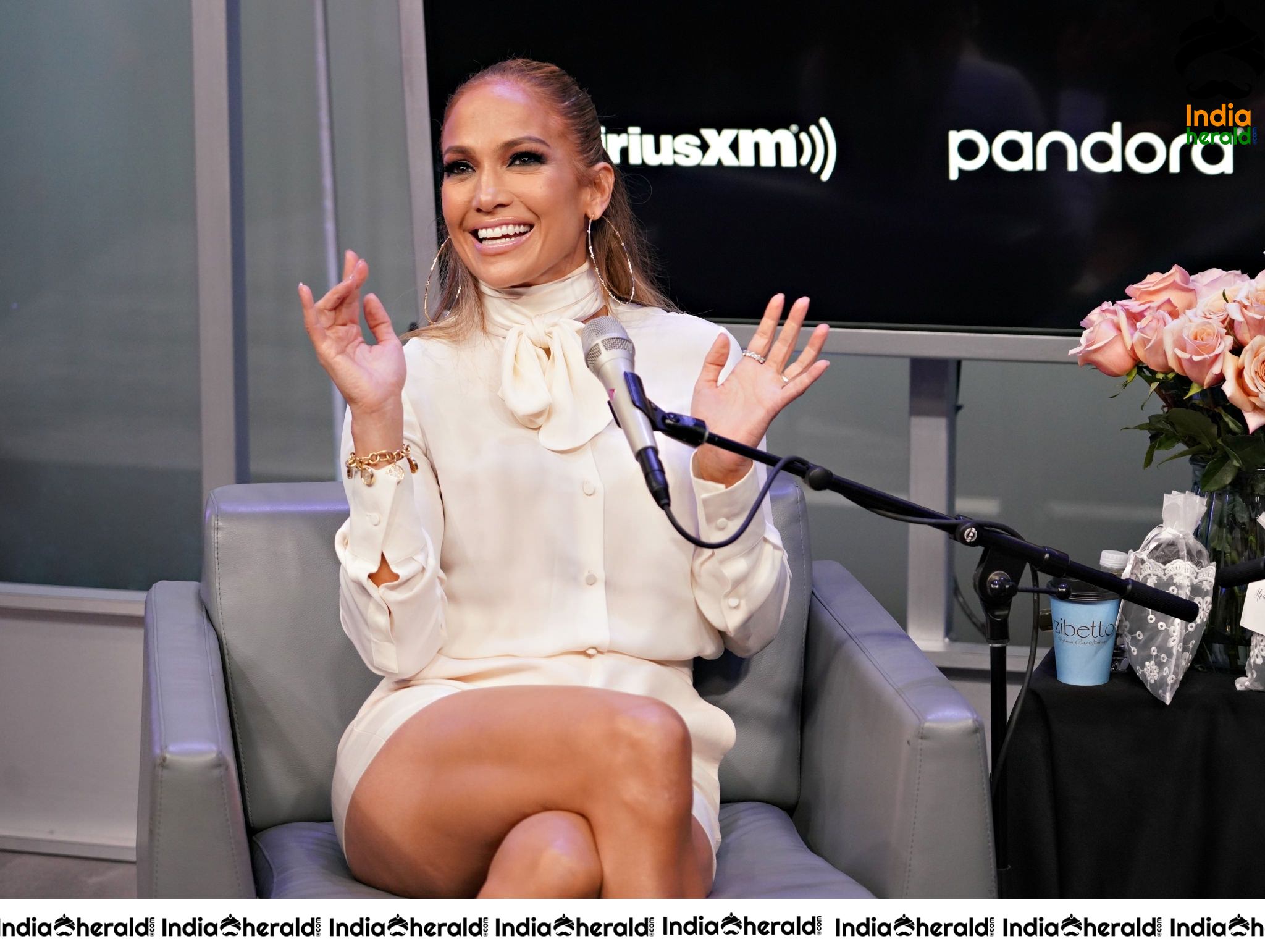 Jennifer Lopez At SiriusXM Studios In NYC Set 4