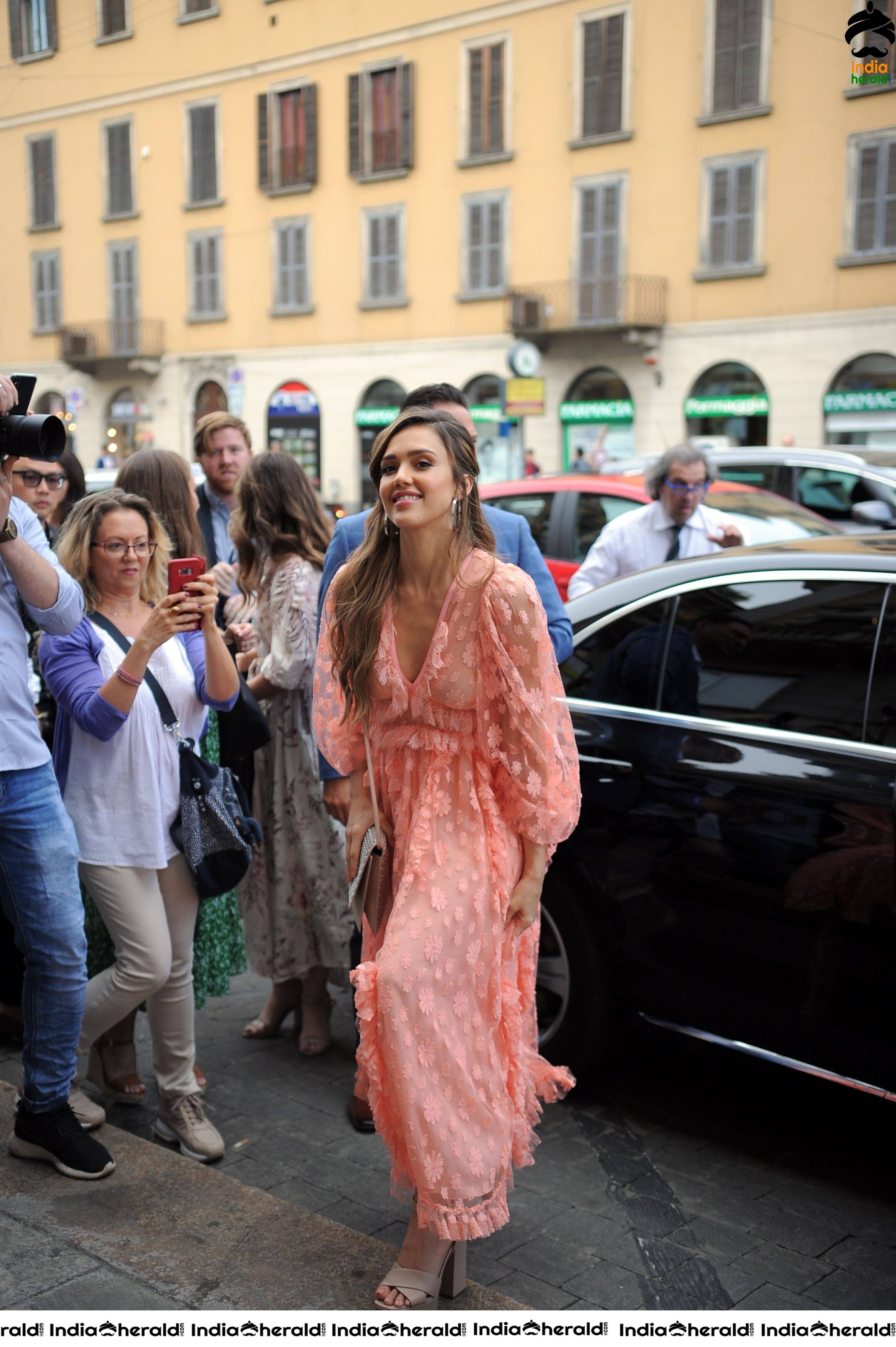 Jessica Alba at Honest Beauty Line Meet and Greet in Douglas Store Set 2