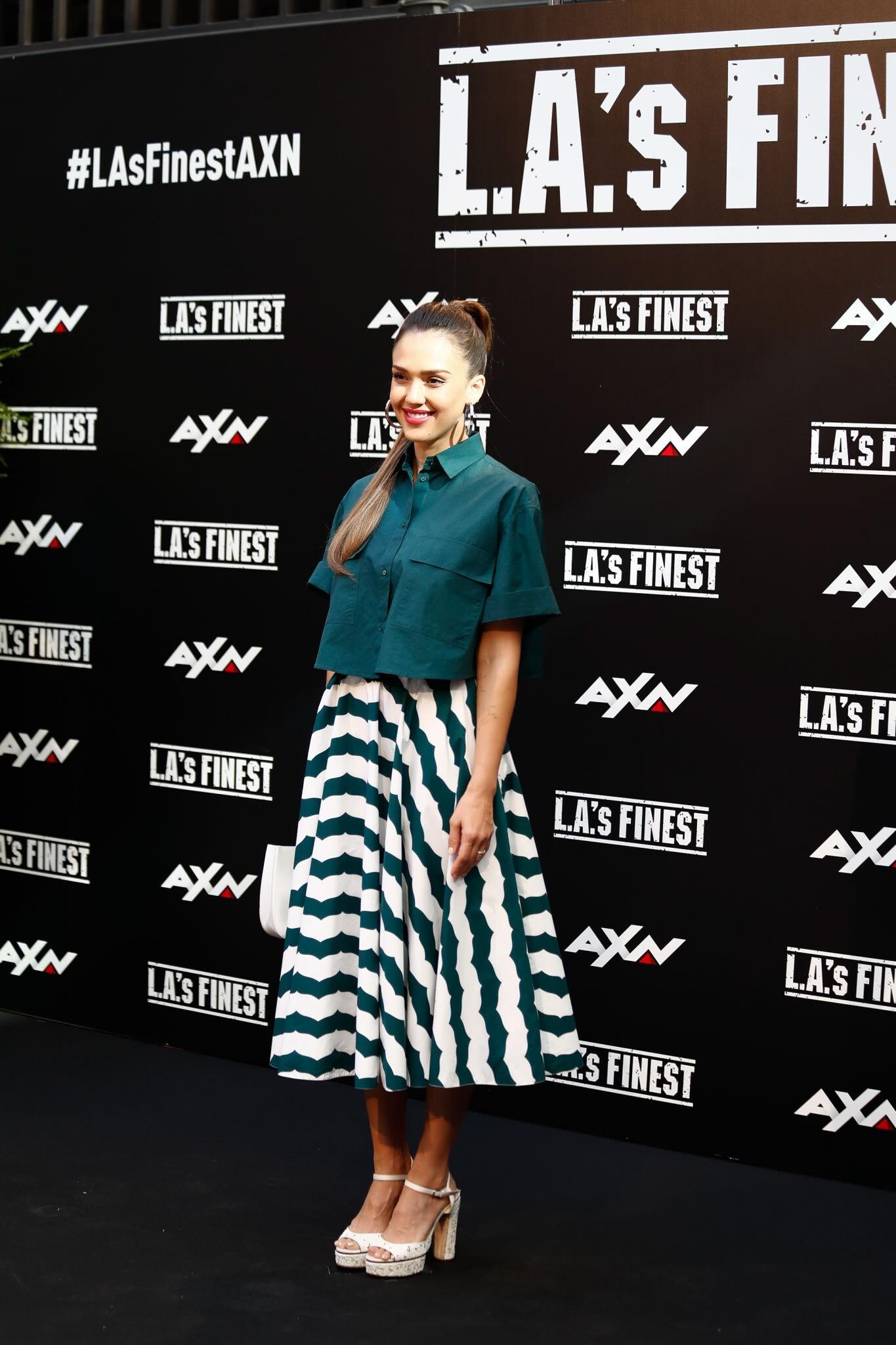 More than 30 Photos of Jessica Alba At LA's Finest Photocall Shoot In Madrid