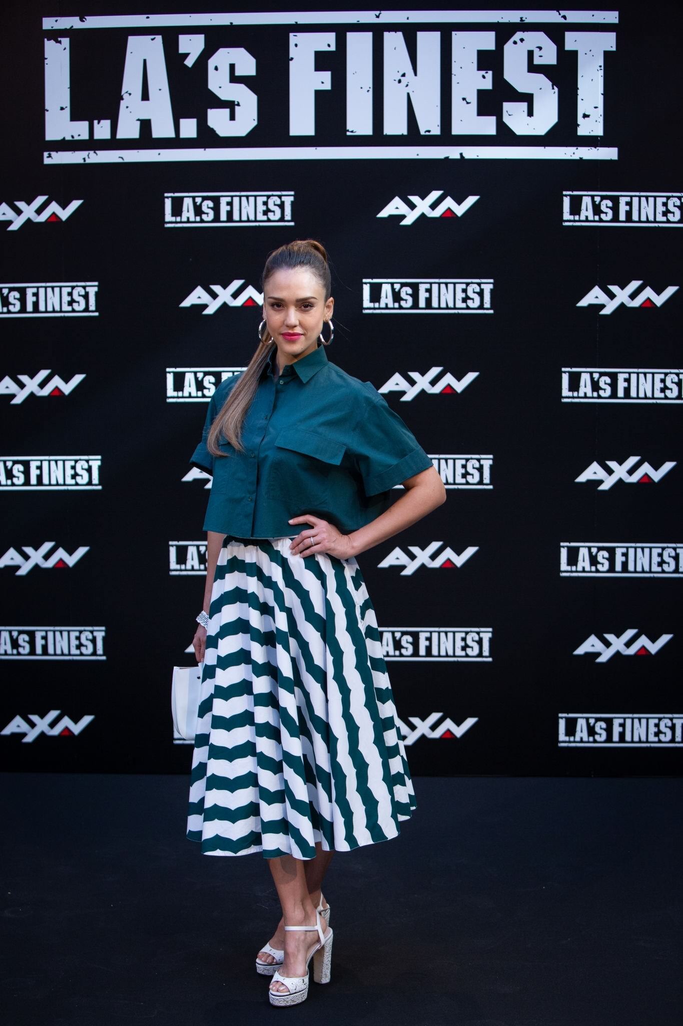 More than 30 Photos of Jessica Alba At LA's Finest Photocall Shoot In Madrid