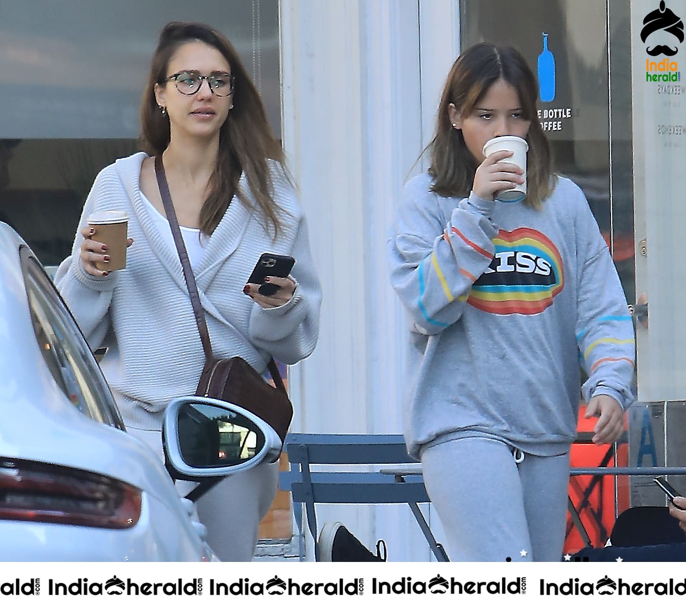 Jessica Alba Outing with her Daughter in France