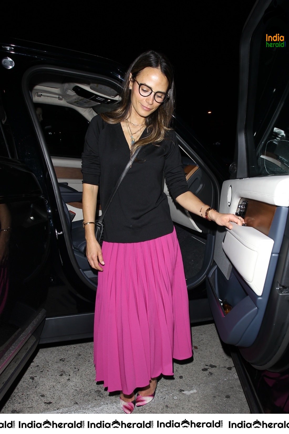 Jordana Brewster At Craigs restaurant in West Hollywood