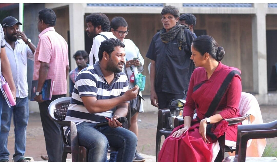 Jyothika In Raatchasi Working Stills