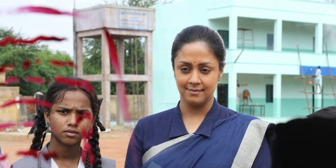 Jyothika In Raatchasi Working Stills