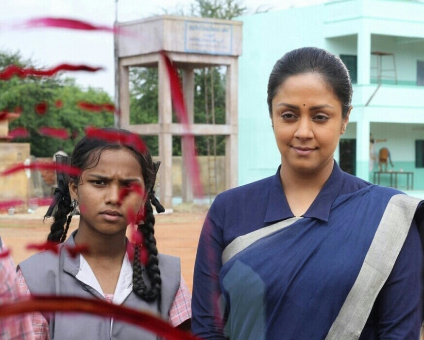 Jyothika In Raatchasi Working Stills