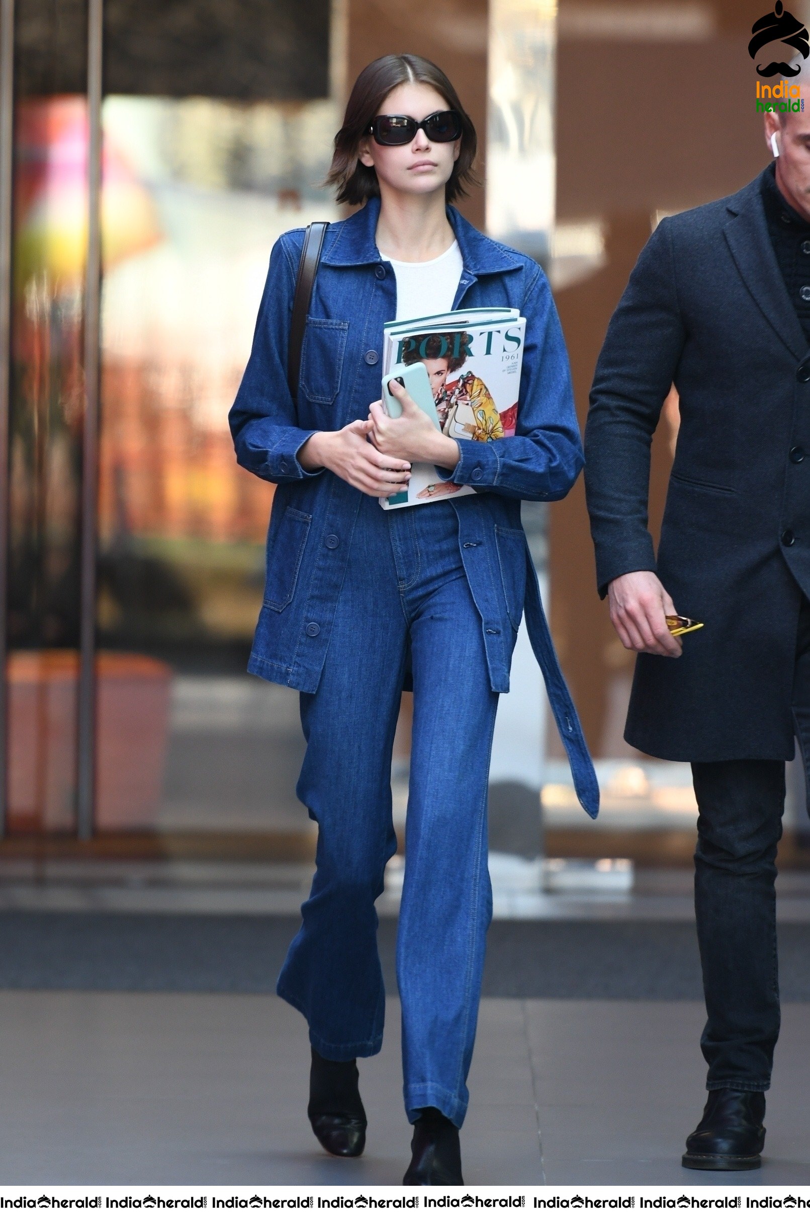 Kaia Gerber Caught by Paparazzi while she was out in Milan Italy