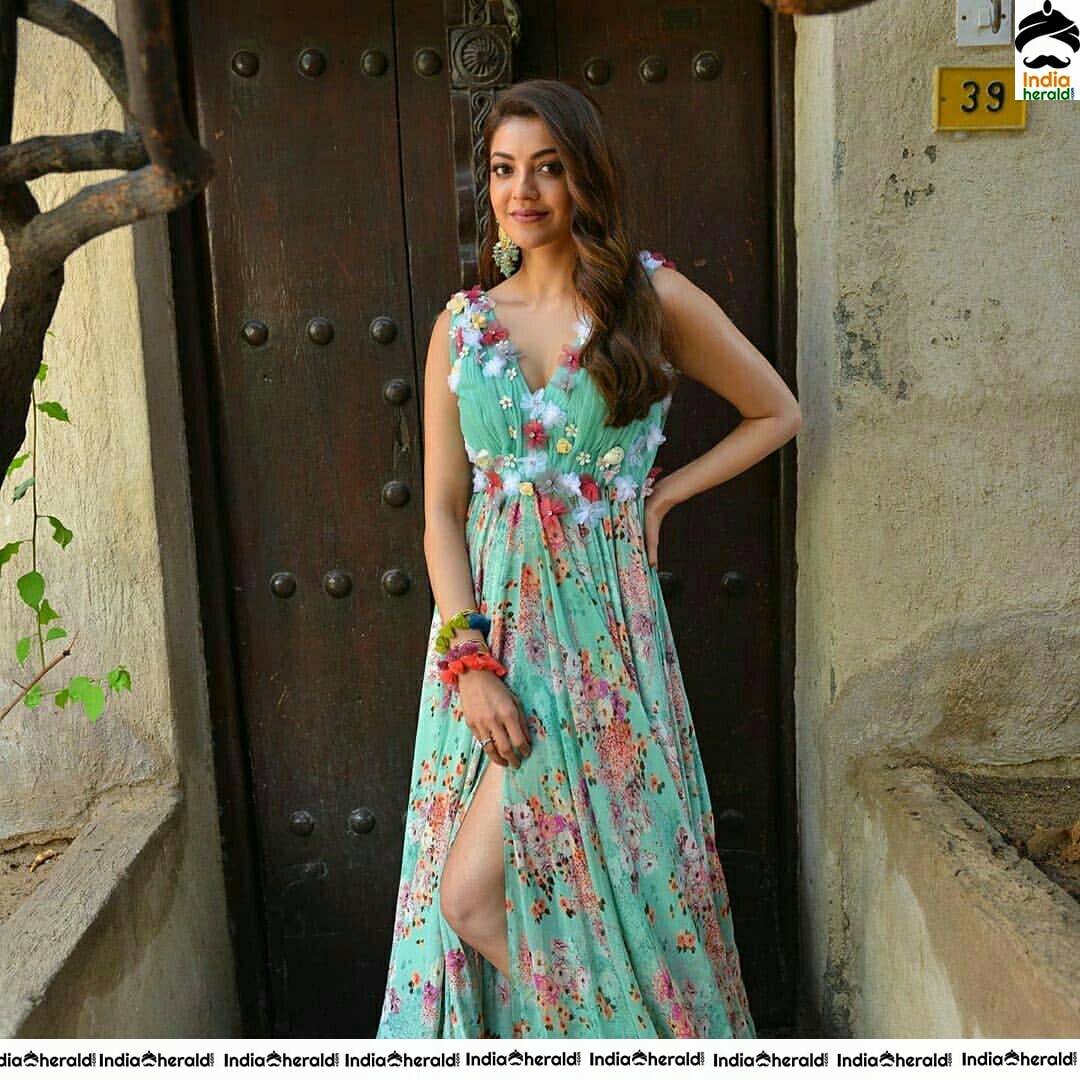 Kajal Aggarwal At Desert Shooting Spot